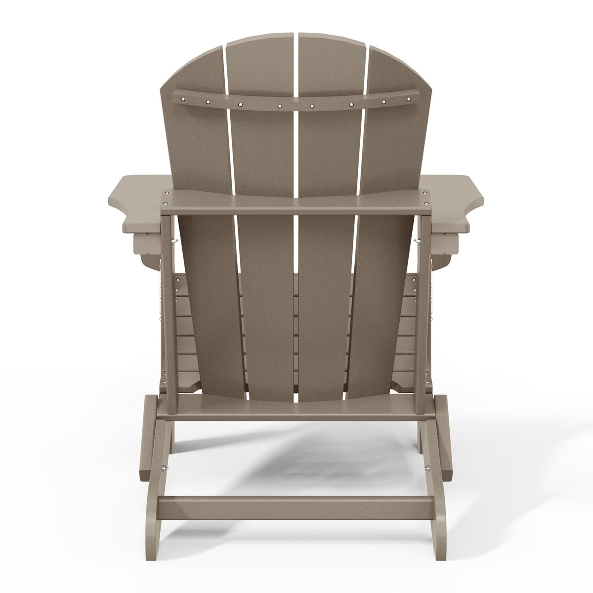 WestinTrends Malibu Patio Set with 2 Adirondack Chairs & Coffee Table, Wood