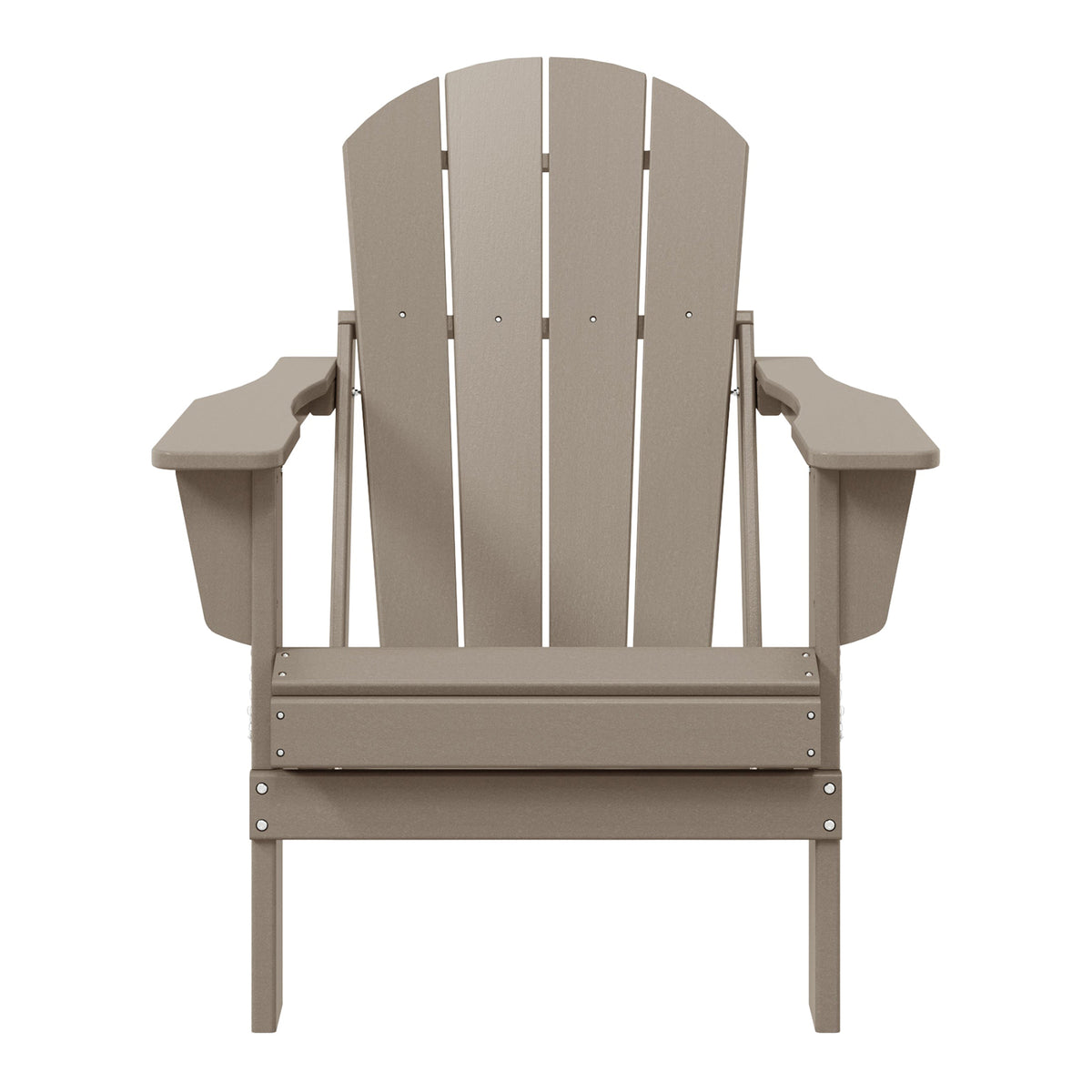 WestinTrends Malibu Patio Set with 4 Adirondack Chairs and 2 Side Tables, Wood