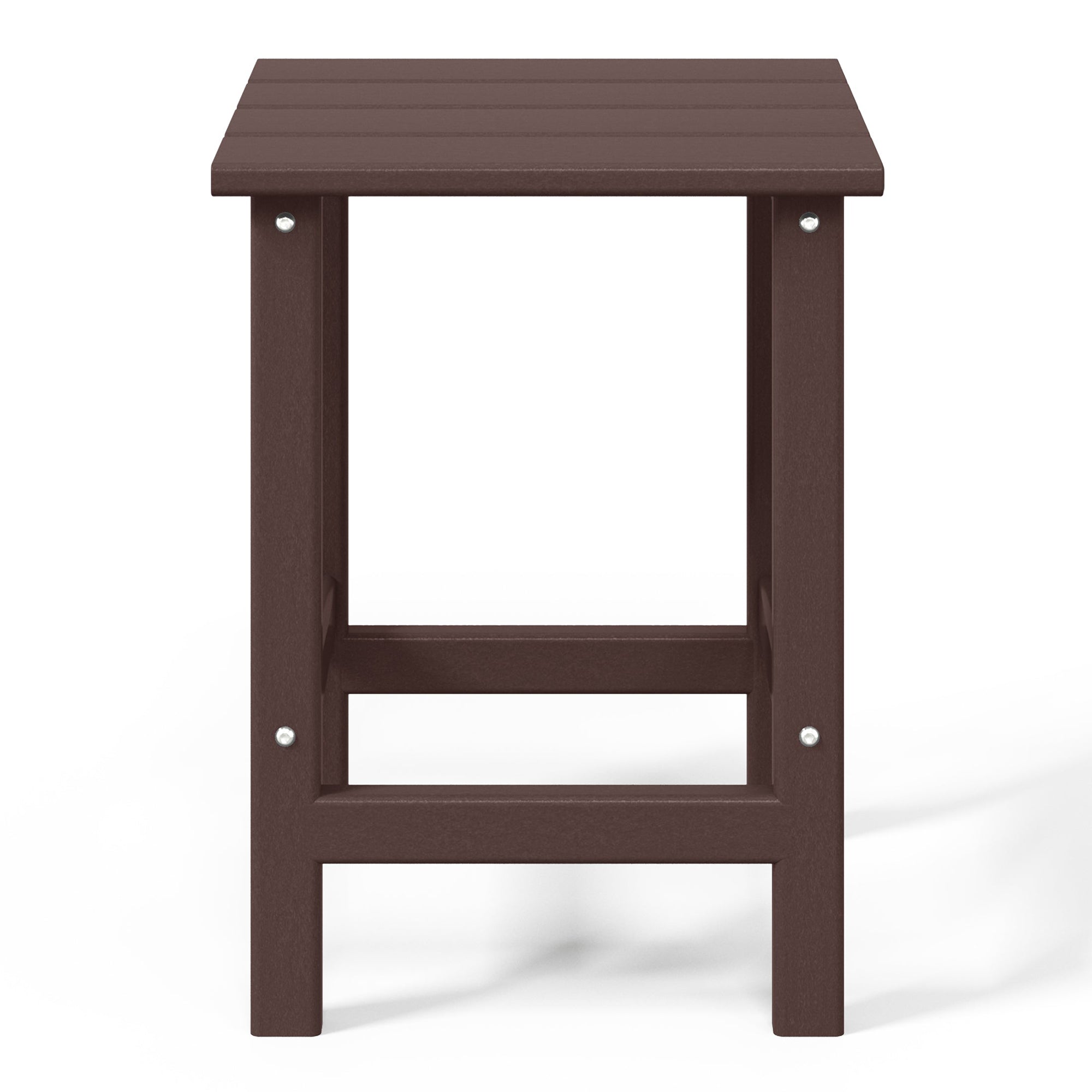 WestinTrends Malibu 14-Inch Square Outdoor Side Table for Adirondack Chair