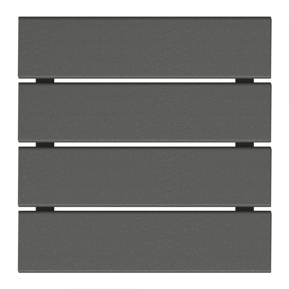 WestinTrends Malibu 14" Square Outdoor Side Table for Adirondack Chair, Gray