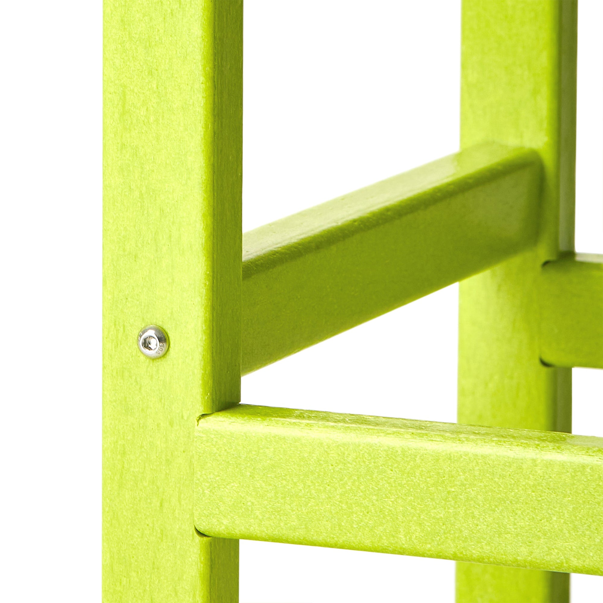 WestinTrends Malibu 14-Inch Square Outdoor Side Table for Adirondack Chair, Lime