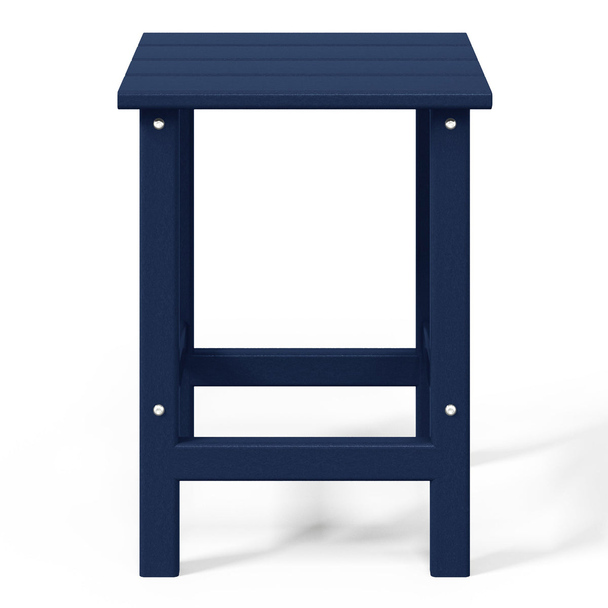 WestinTrends Malibu Patio Set with Adirondack Chairs & Side Tables, Navy Blue