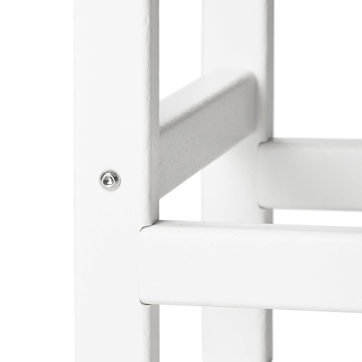WestinTrends Malibu 14" Square Outdoor Side Table for Adirondack Chair, White