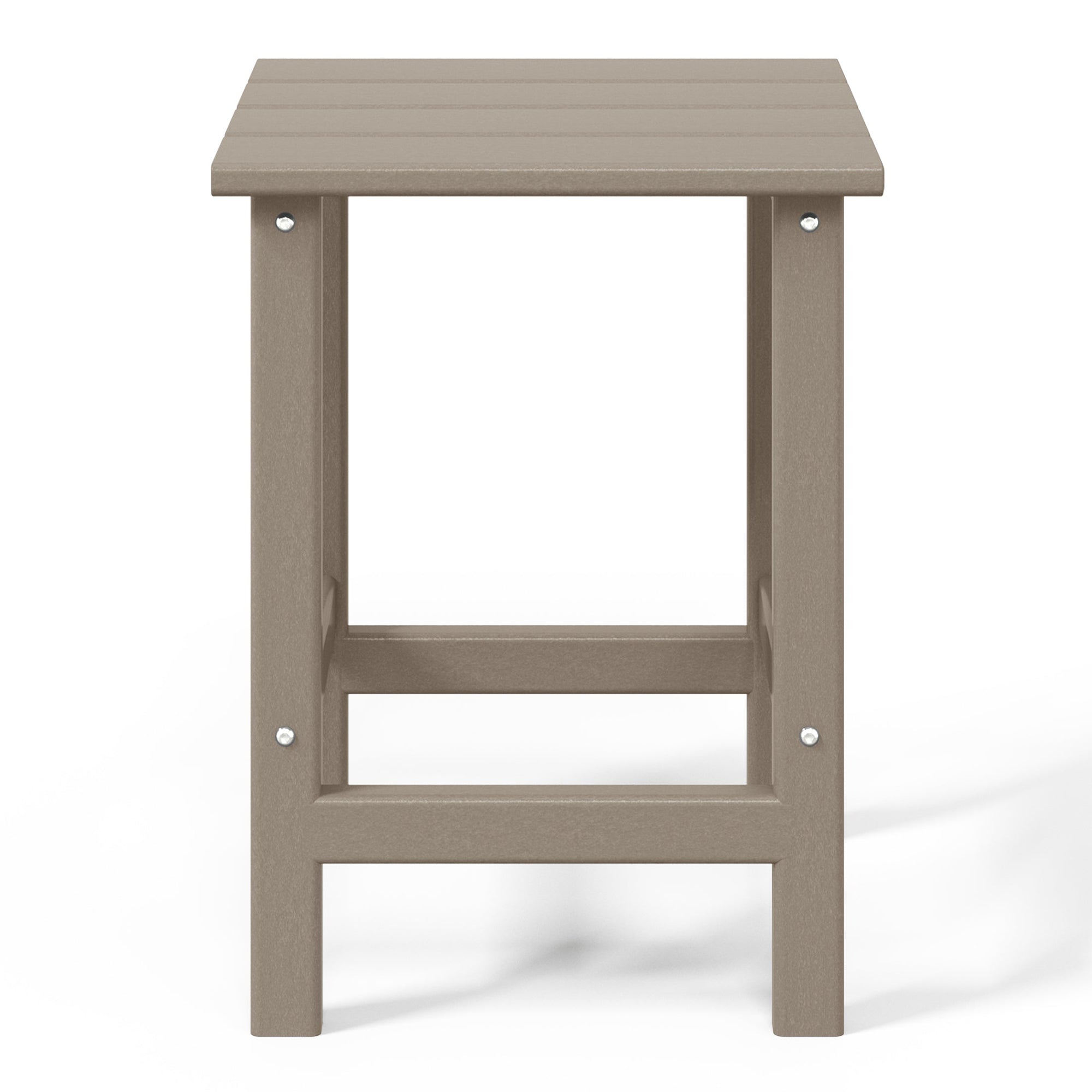 WestinTrends Malibu 14 Inch Square Outdoor Side Table for Adirondack Chair