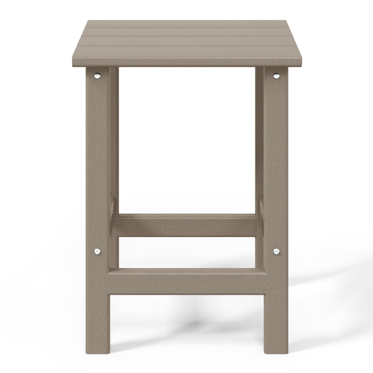 WestinTrends Malibu 14 Inch Square Outdoor Side Table for Adirondack Chair