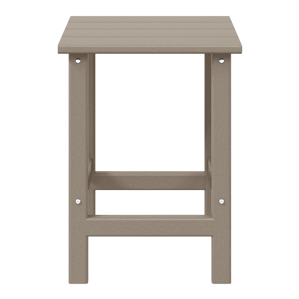 WestinTrends Malibu 14 Inch Square Outdoor Side Table for Adirondack Chair