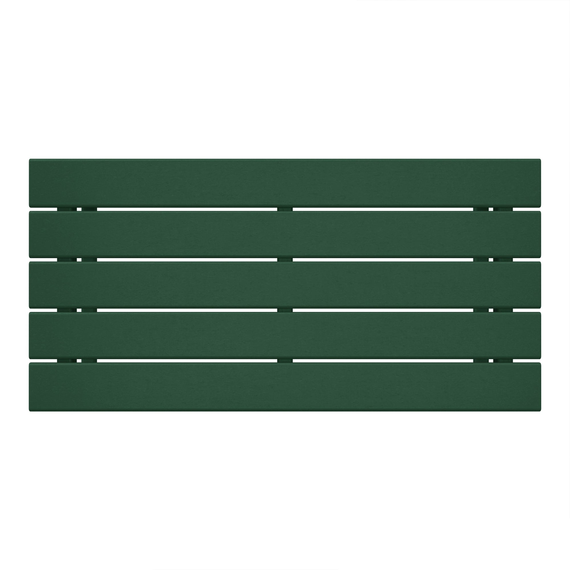 WestinTrends Malibu Outdoor Poly Coffee Table, 35.25 x 17.5 Inch, Dark Green
