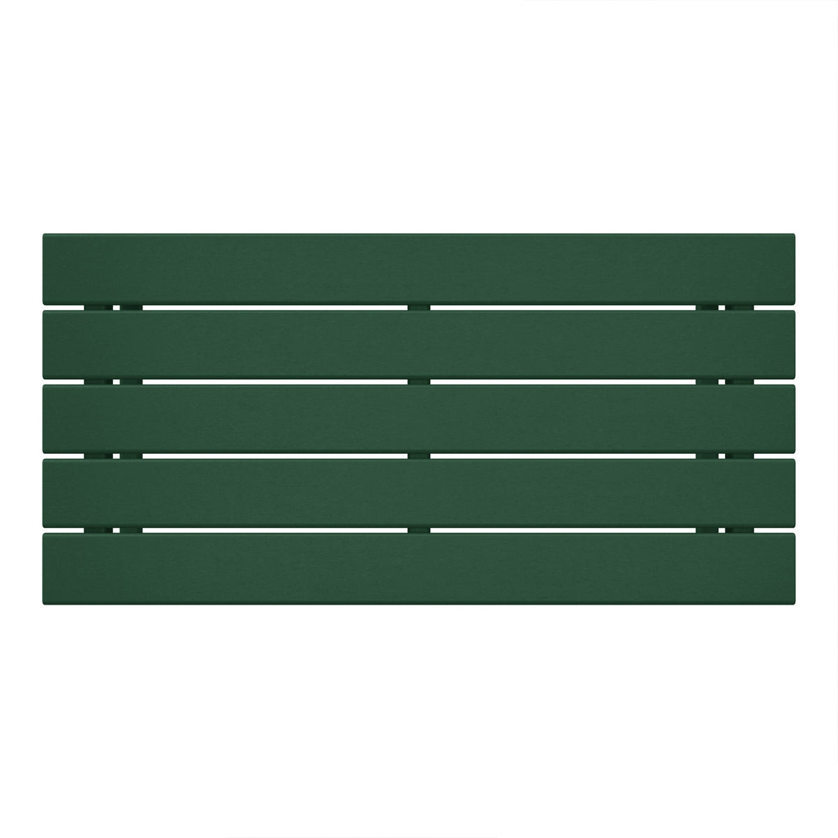 WestinTrends Malibu Outdoor Poly Coffee Table, 35.25 x 17.5 Inch, Dark Green