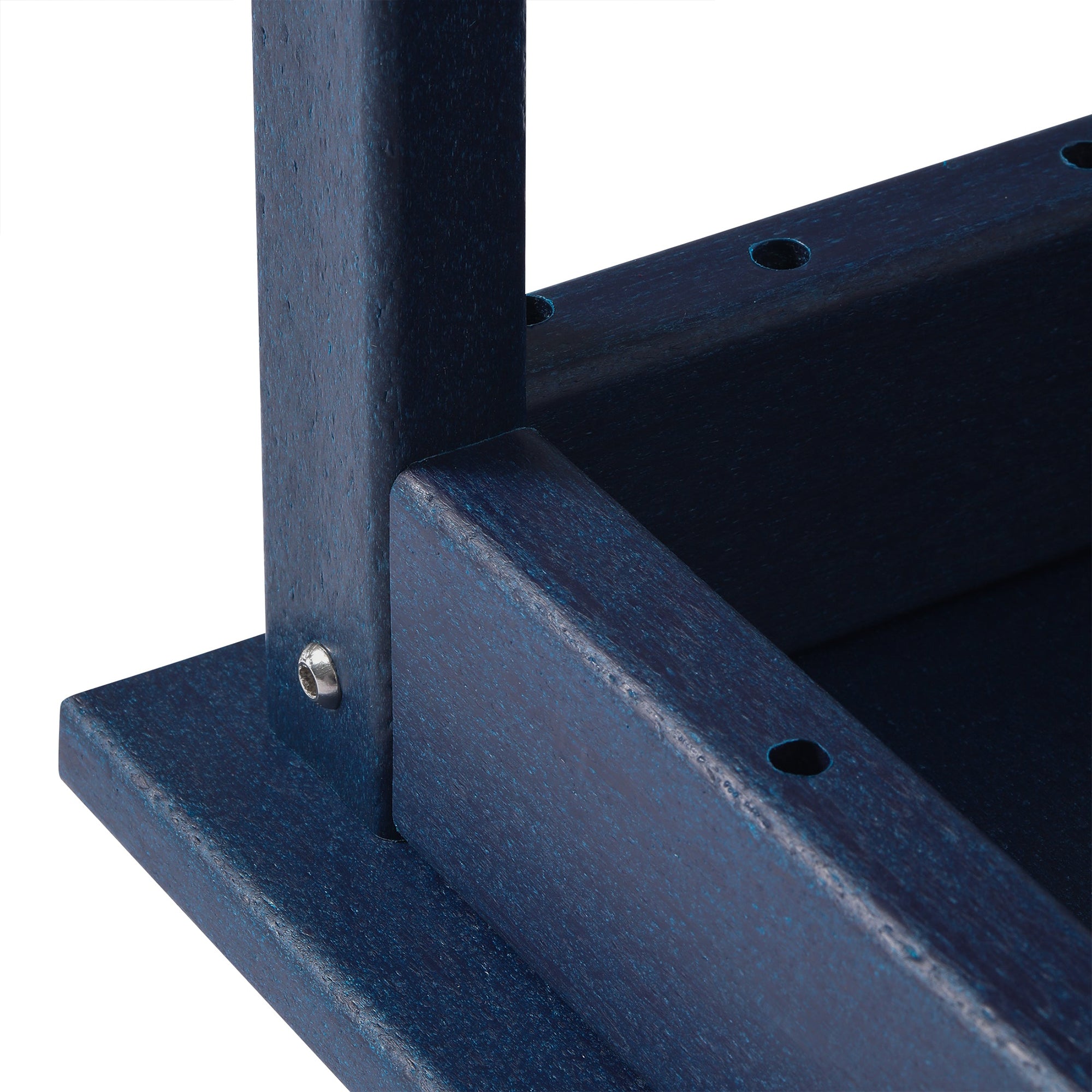WestinTrends Malibu Outdoor Poly Coffee Table, 35.25 x 17.5 Inch, Navy Blue