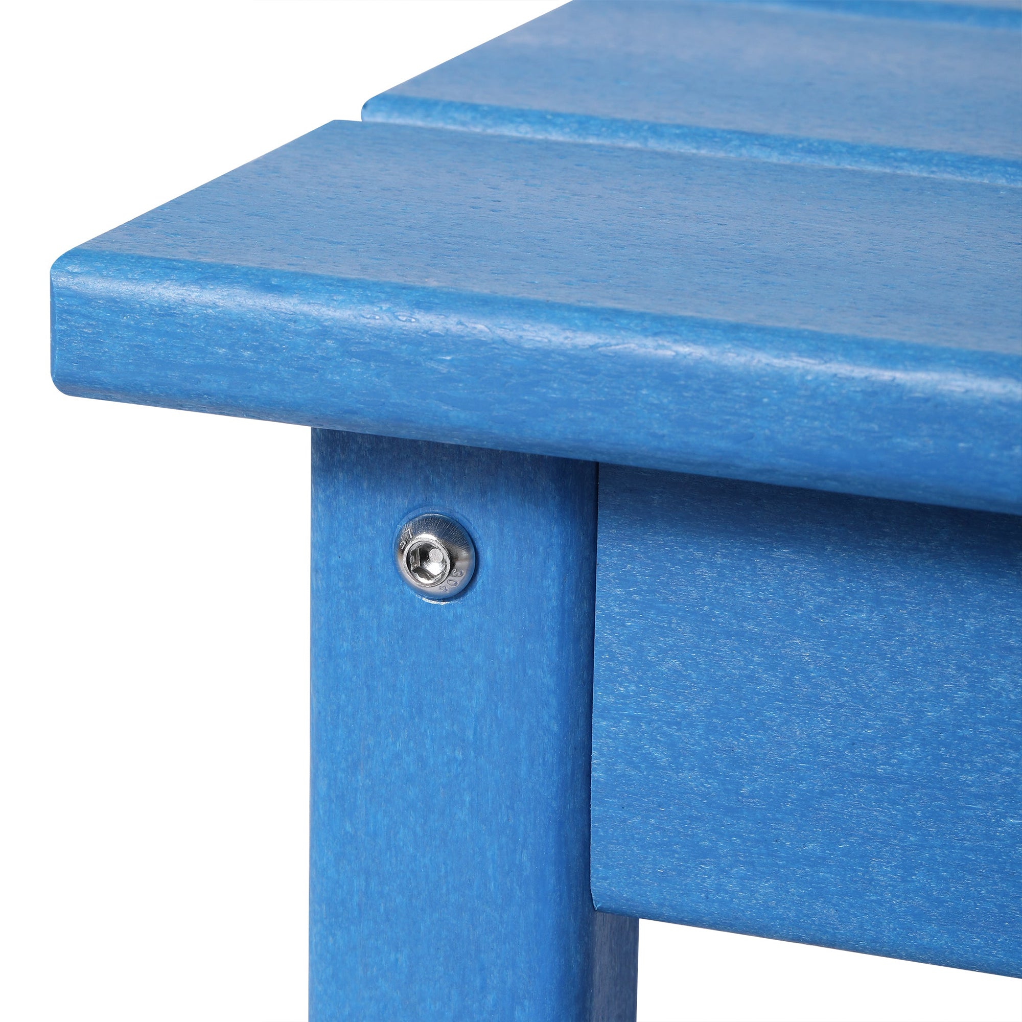 WestinTrends Malibu Outdoor Poly Coffee Table, 35.25 x 17.5 Inch, Pacific Blue