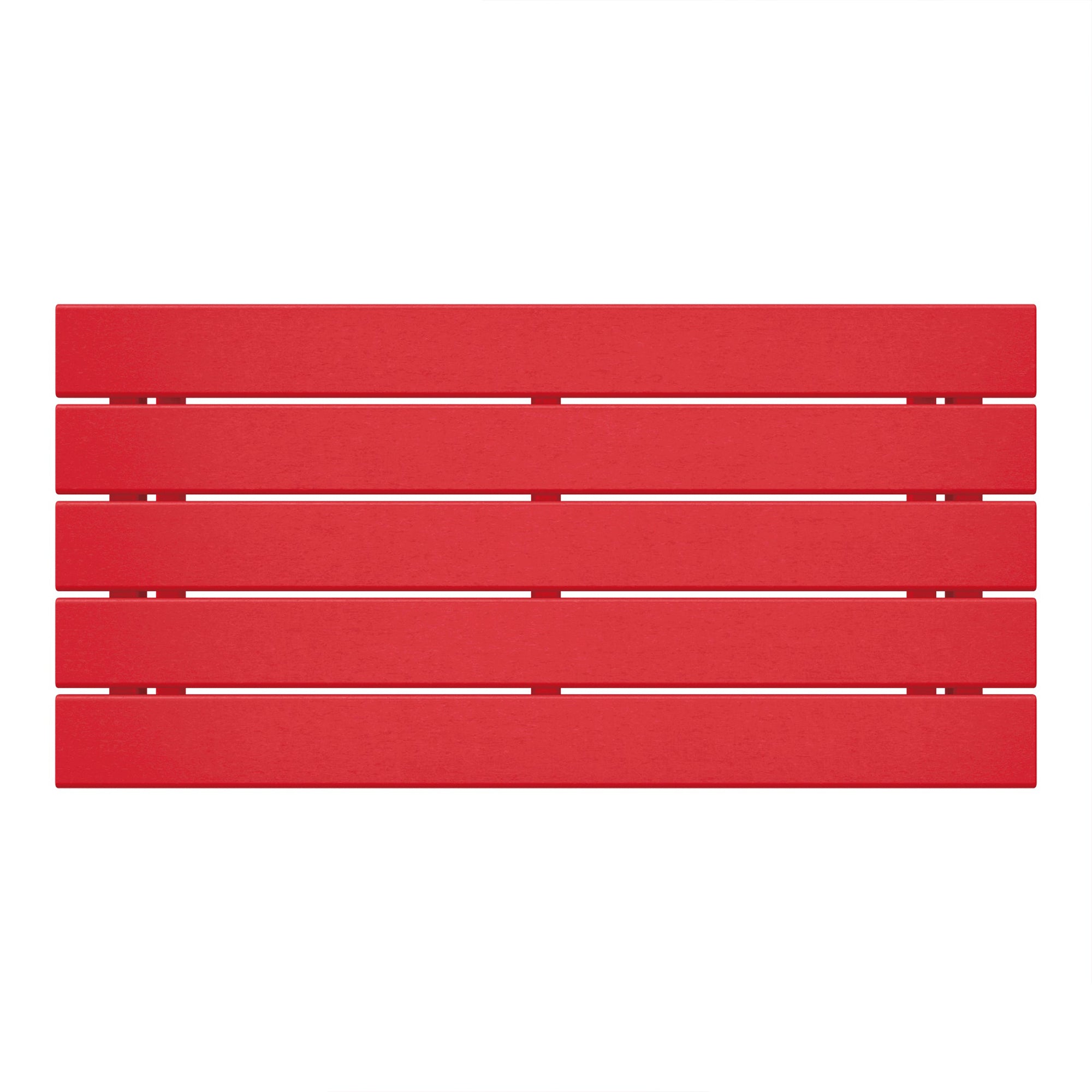 WestinTrends Malibu Outdoor Poly Lumber Coffee Table, 35.25 x 17.5 Inch, Red