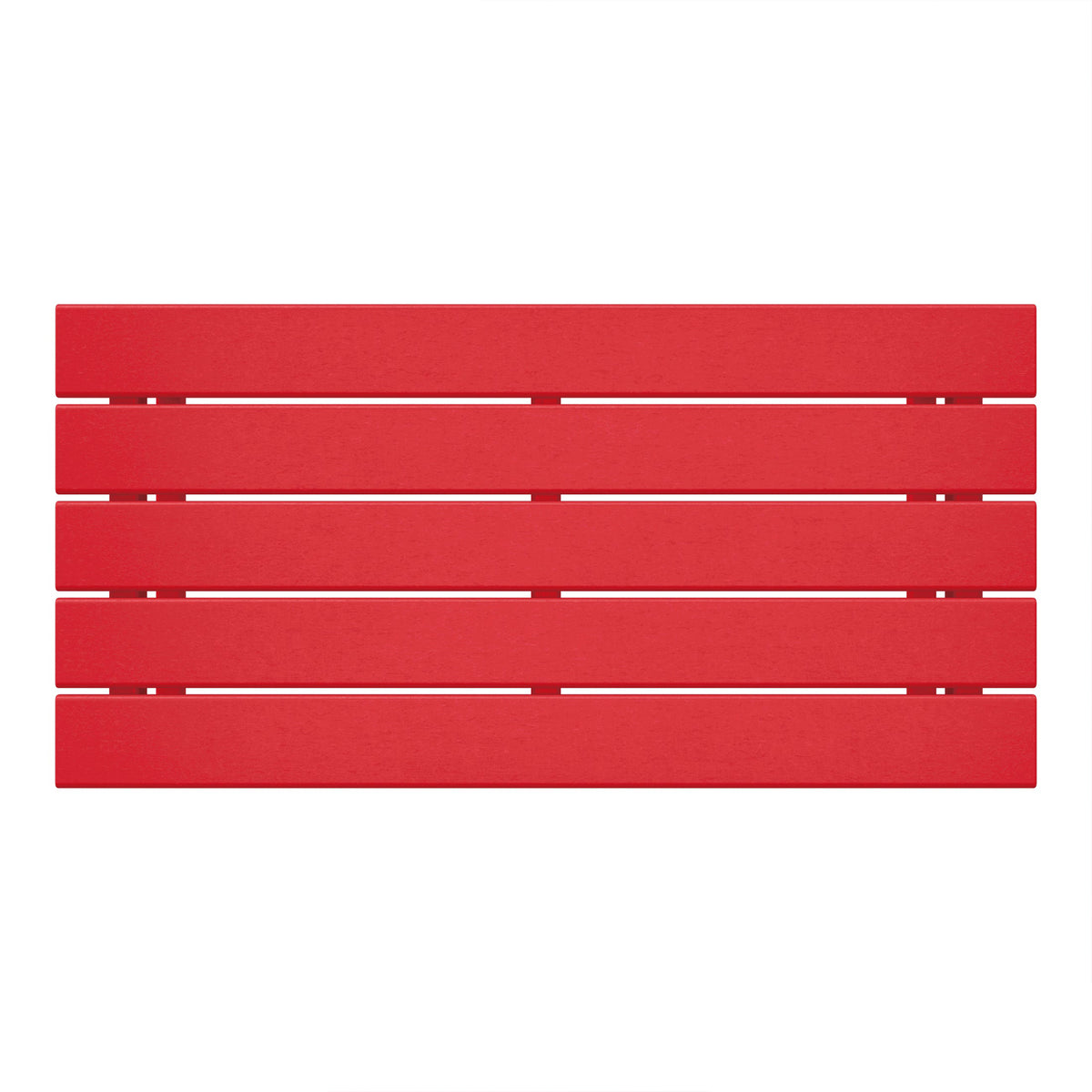 WestinTrends Malibu Outdoor Poly Lumber Coffee Table, 35.25 x 17.5 Inch, Red