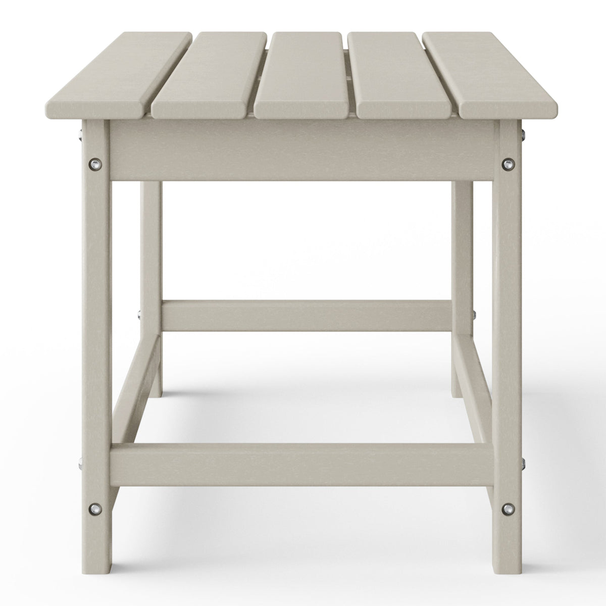 WestinTrends Malibu Outdoor Poly Lumber Coffee Table, 35.25 x 17.5 In (Open Box)
