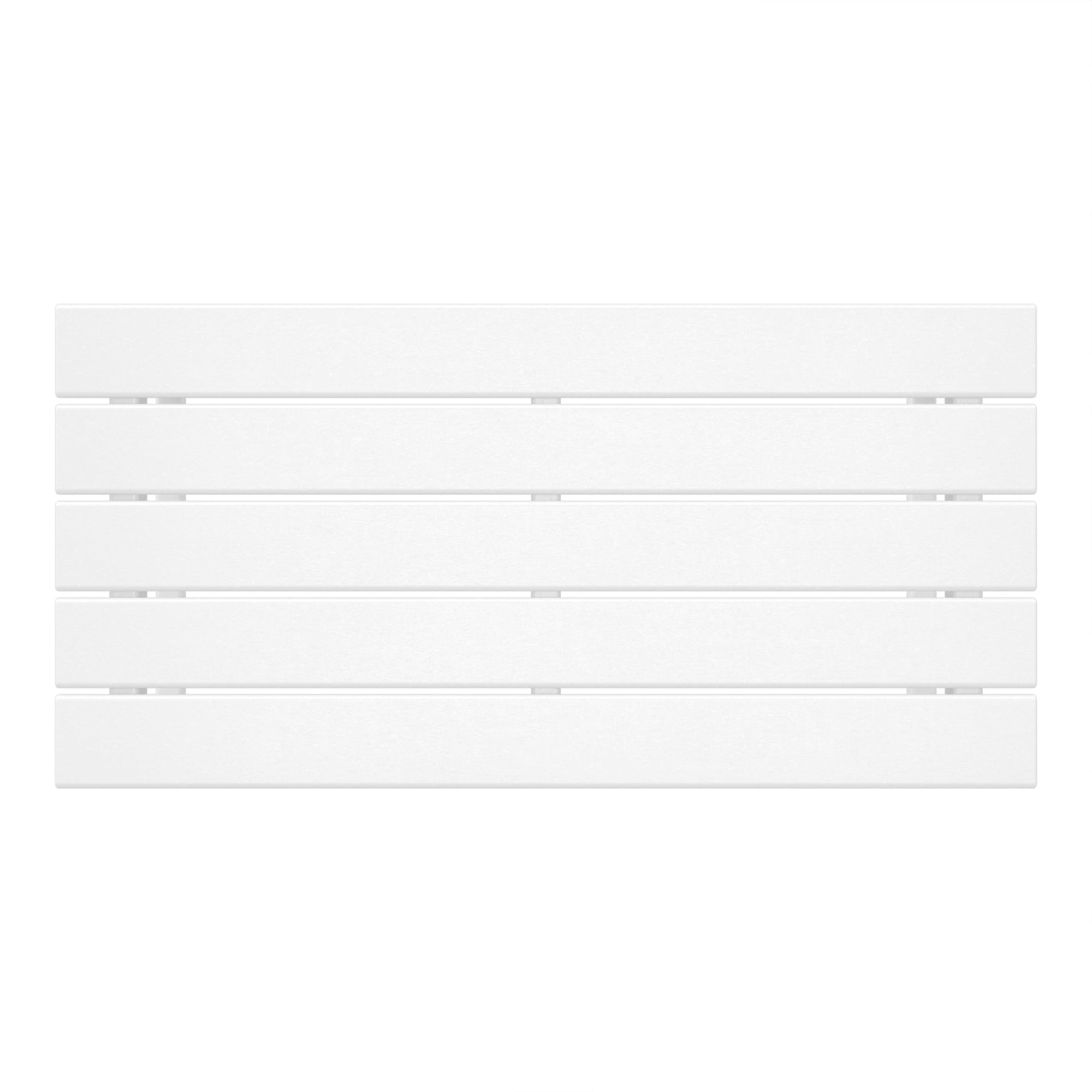 WestinTrends Malibu Outdoor Poly Lumber Coffee Table, 35.25 x 17.5 Inch, White