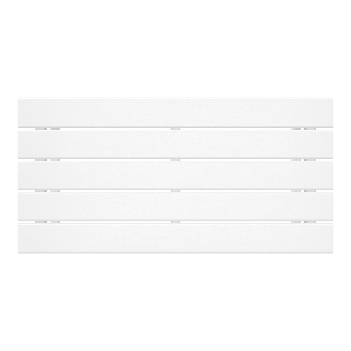 WestinTrends Malibu Outdoor Poly Lumber Coffee Table, 35.25 x 17.5 Inch, White