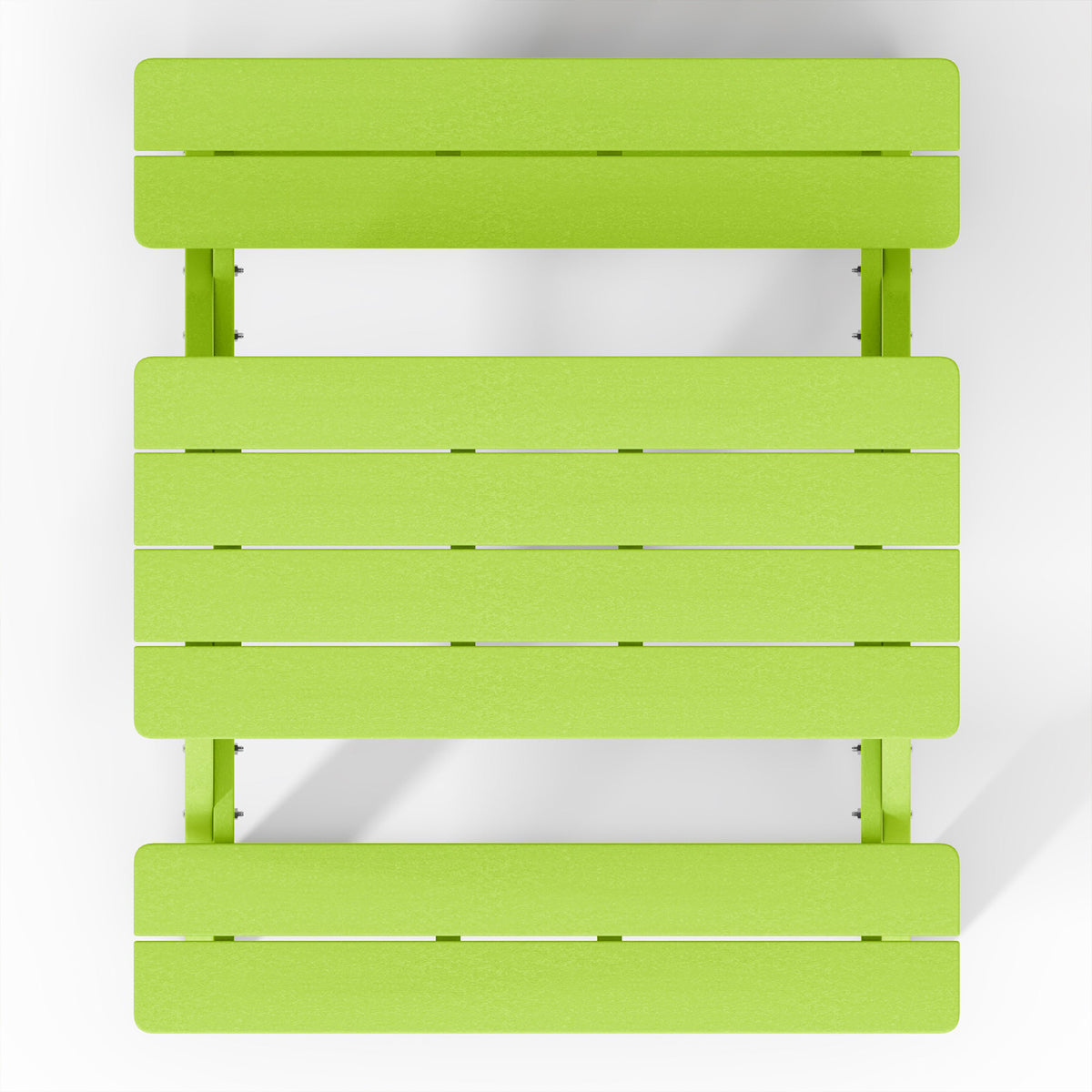 WestinTrends Malibu Indoor/Outdoor Patio HDPE Picnic Bench Table for Kids, Lime