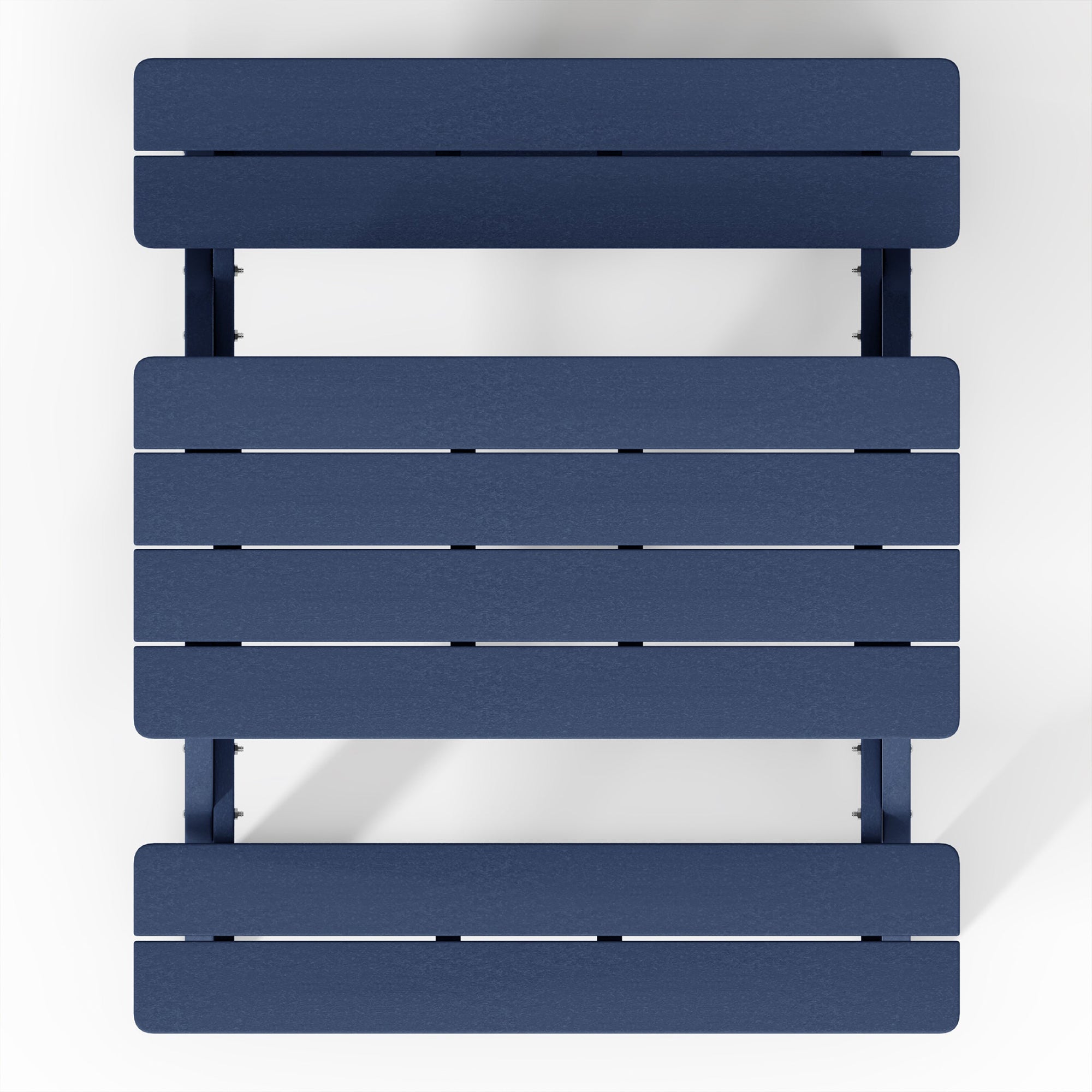 WestinTrends Malibu Outdoor Patio HDPE Picnic Bench Table for Kids, Navy Blue