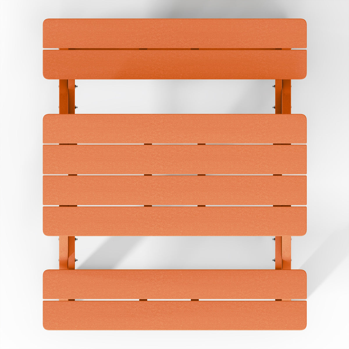 WestinTrends Malibu Indoor or Outdoor HDPE Picnic Bench Table for Kids, Orange
