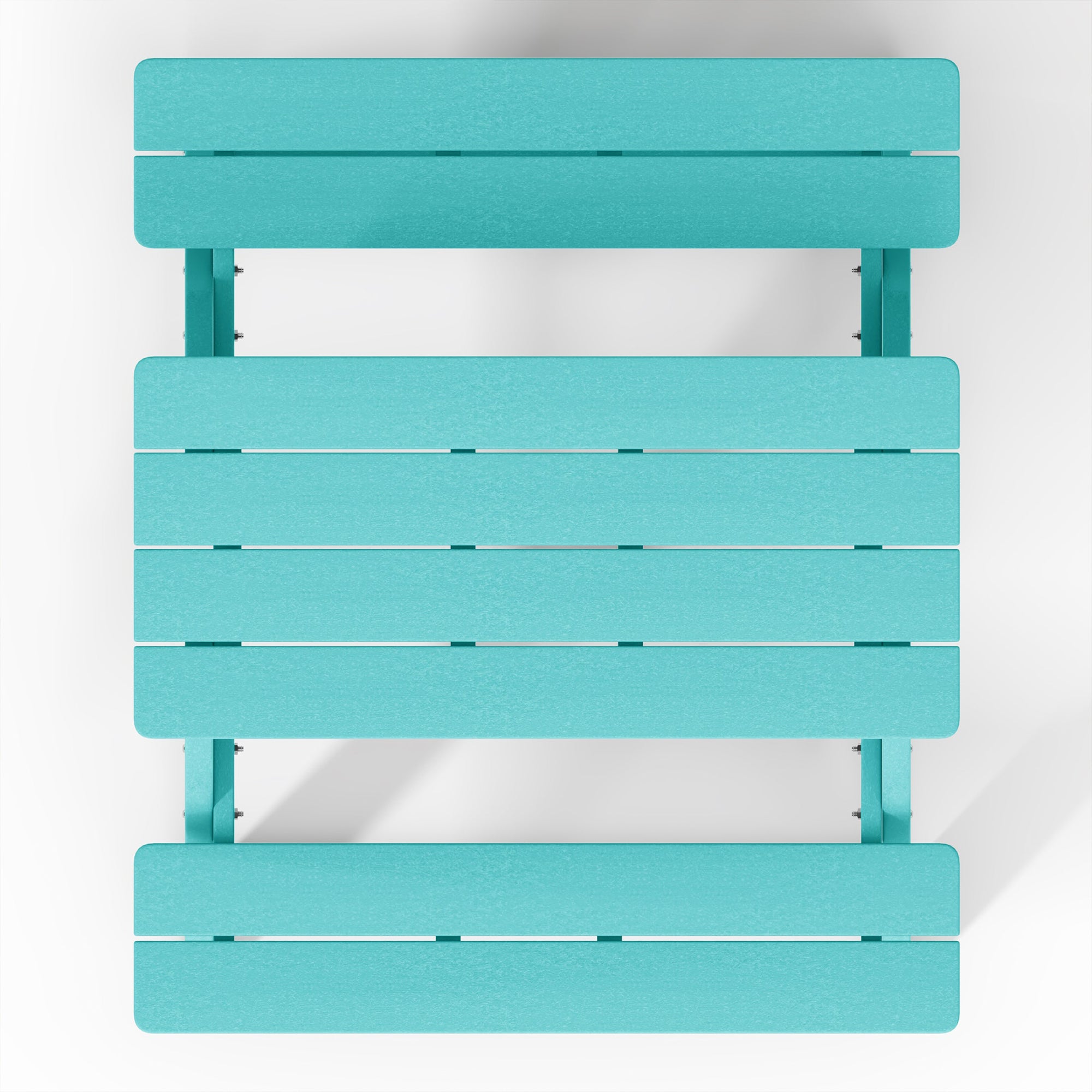WestinTrends Malibu Indoor/Outdoor HDPE Picnic Bench Table for Kids, Turquoise