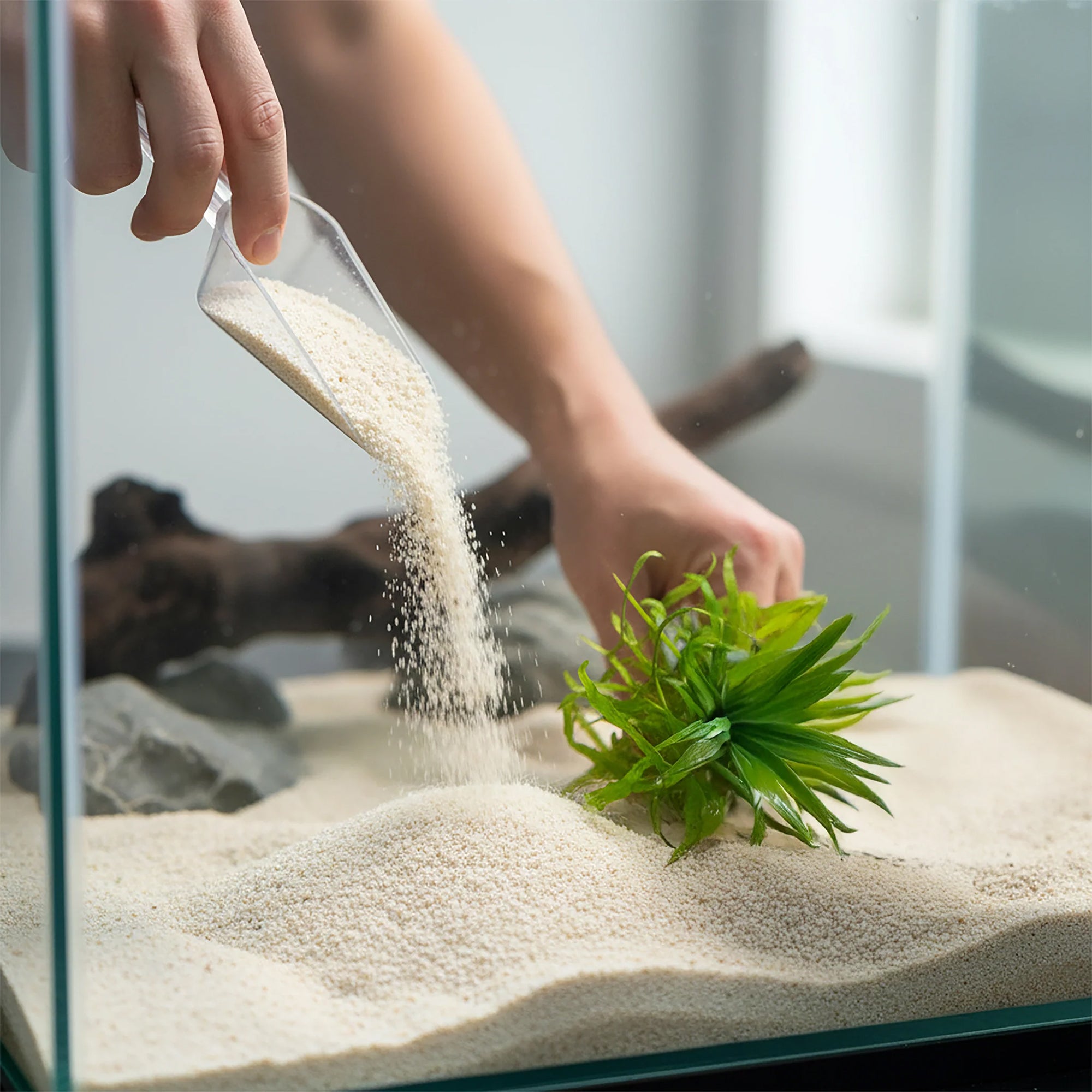 Aqua Joe 50 lb Aquarium Fine Sand for Freshwater & Saltwater Tanks, AQASND50 - VMInnovations