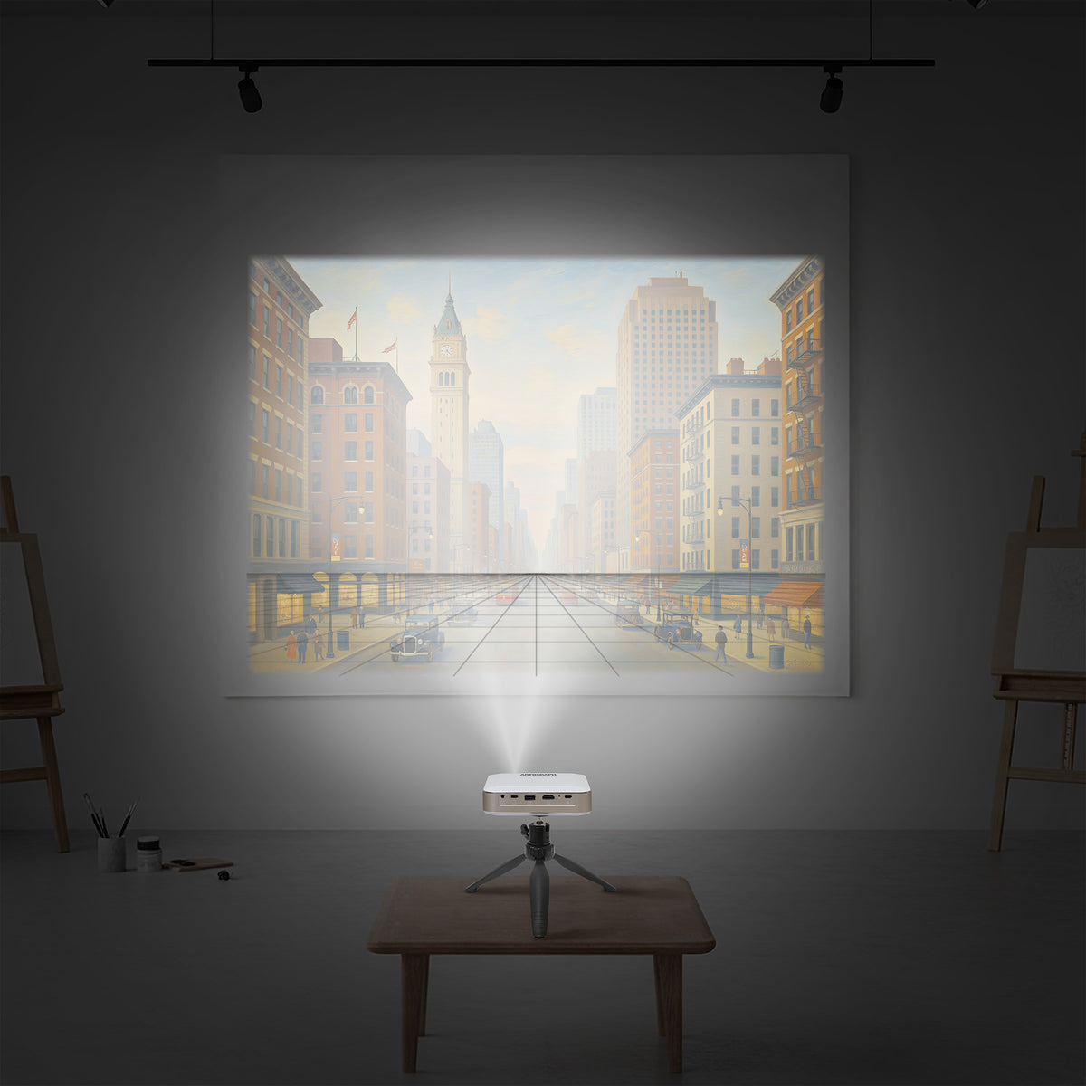 Artograph Inspire 2000 Digital Art Projector, Full HD 1080P, Built-In Art Grids