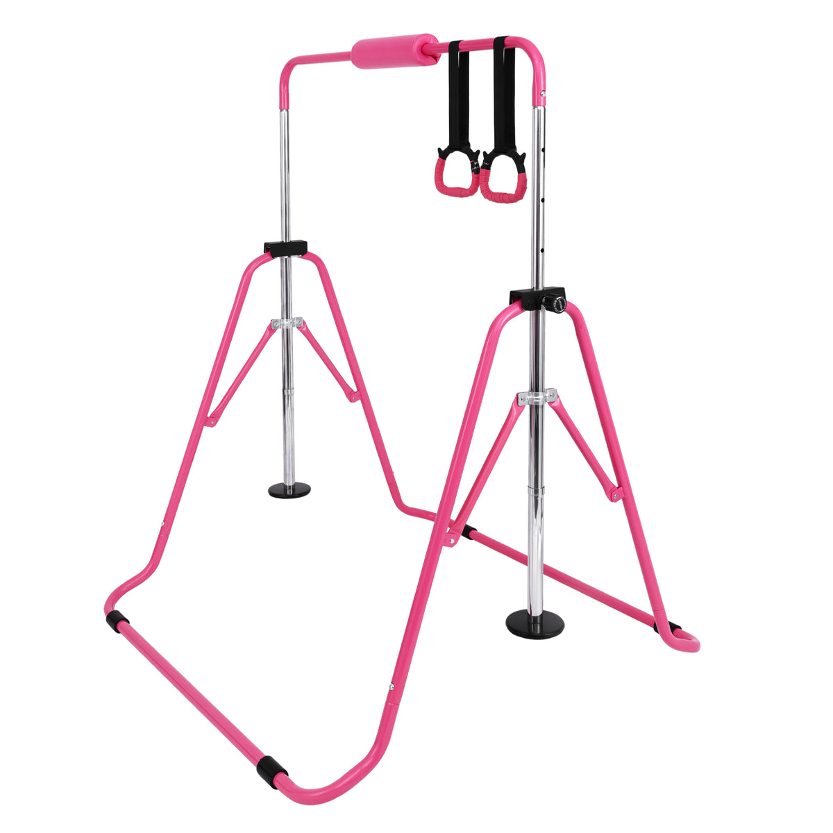 Fitvids Adjustable Folding Gymnastics Kip Bar for Kids Training, Up to 130 lb - VMInnovations