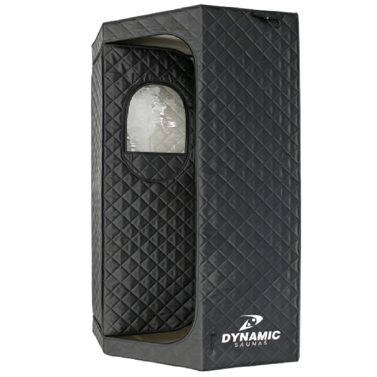 Dynamic Saunas Portable Sauna w/ Steam Generator, Pentagon-Shaped Design, Black