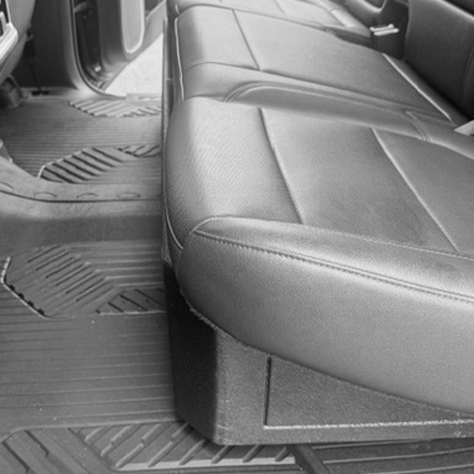 QBomb Truck Underseat Storage Box with 3 Compartments, GMC, Chevy 2019-2026 - VMInnovations