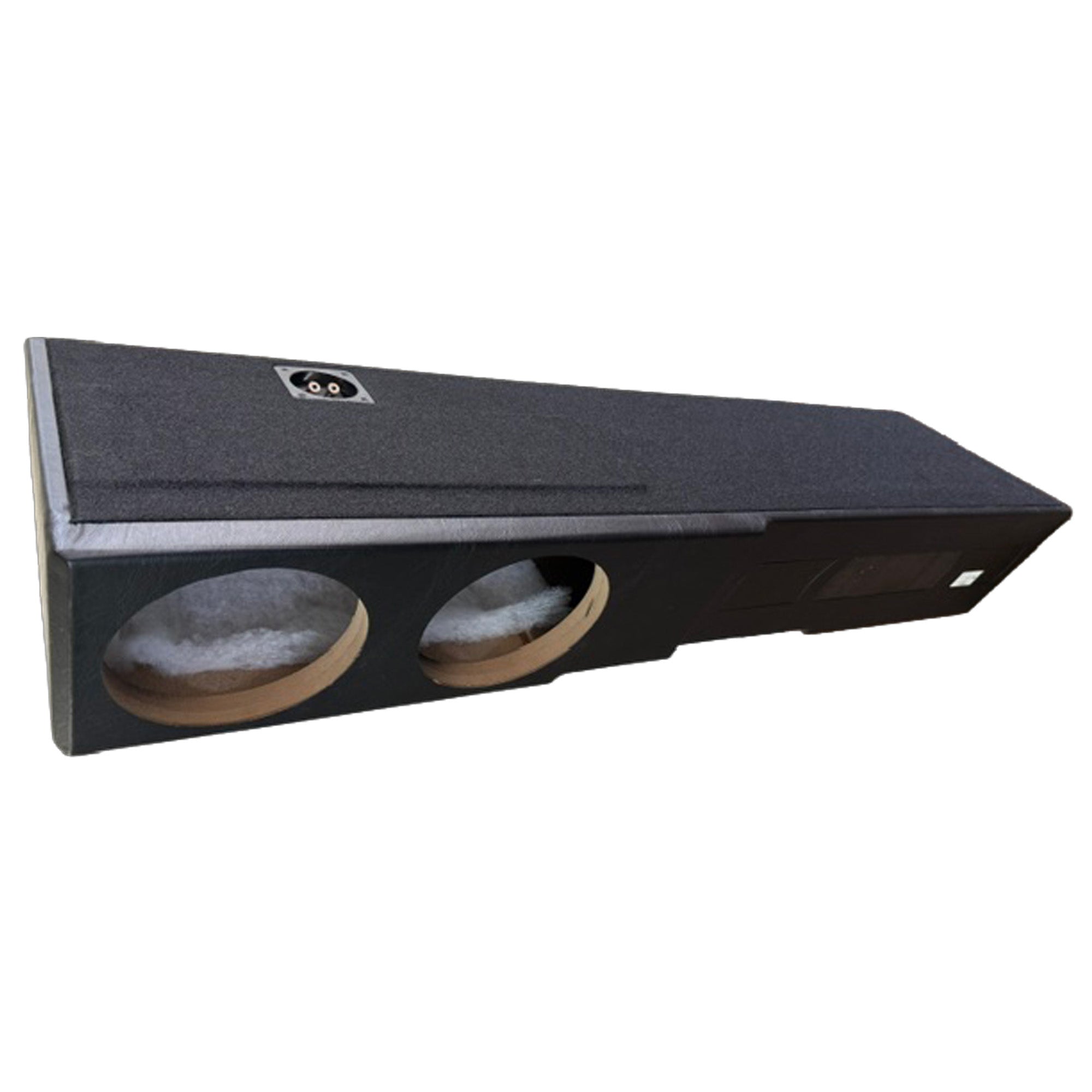QLuxe Dual 8" Sub Box - Chevy Silverado Crew Cab, GMC Sierra Crew Cab 2007-2026