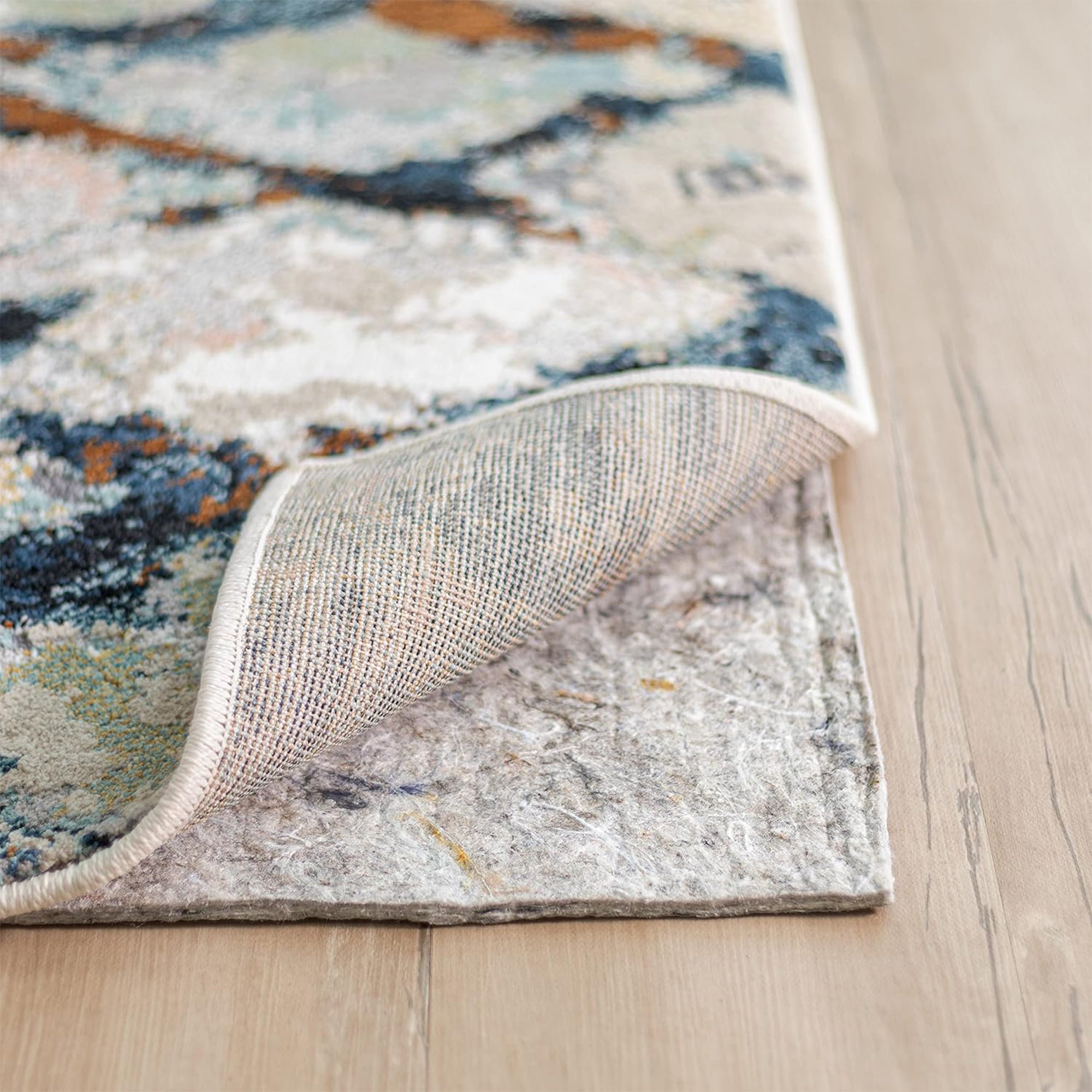 Mohawk Home 8' x 10' Rectangular Rug Pad, 3/8" Thick with Latex Rubber Gripper