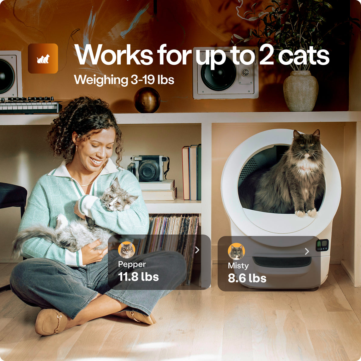 Litter-Robot EVO Bundle by Whisker, White - VMInnovations