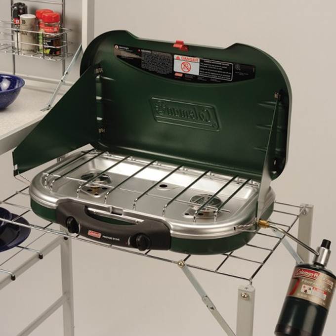COLEMAN Portable Deluxe Pack-Away Camp Kitchen w/ Food Prep Area (Open Box)