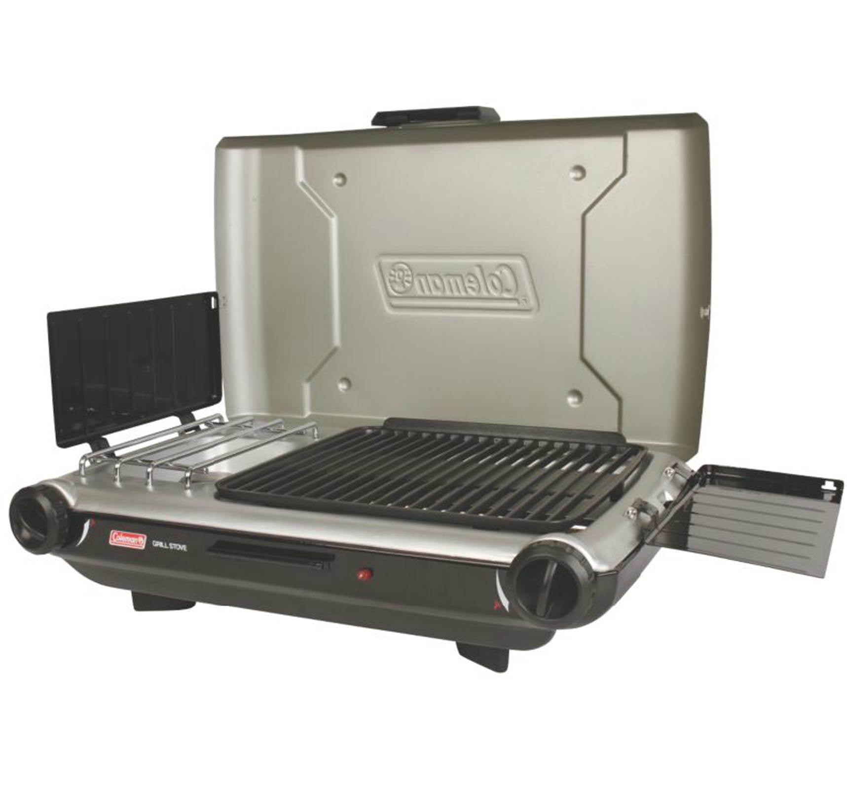 Coleman Portable Camping 2-Burner PerfectFlow Instastart Propane Grill/Stove