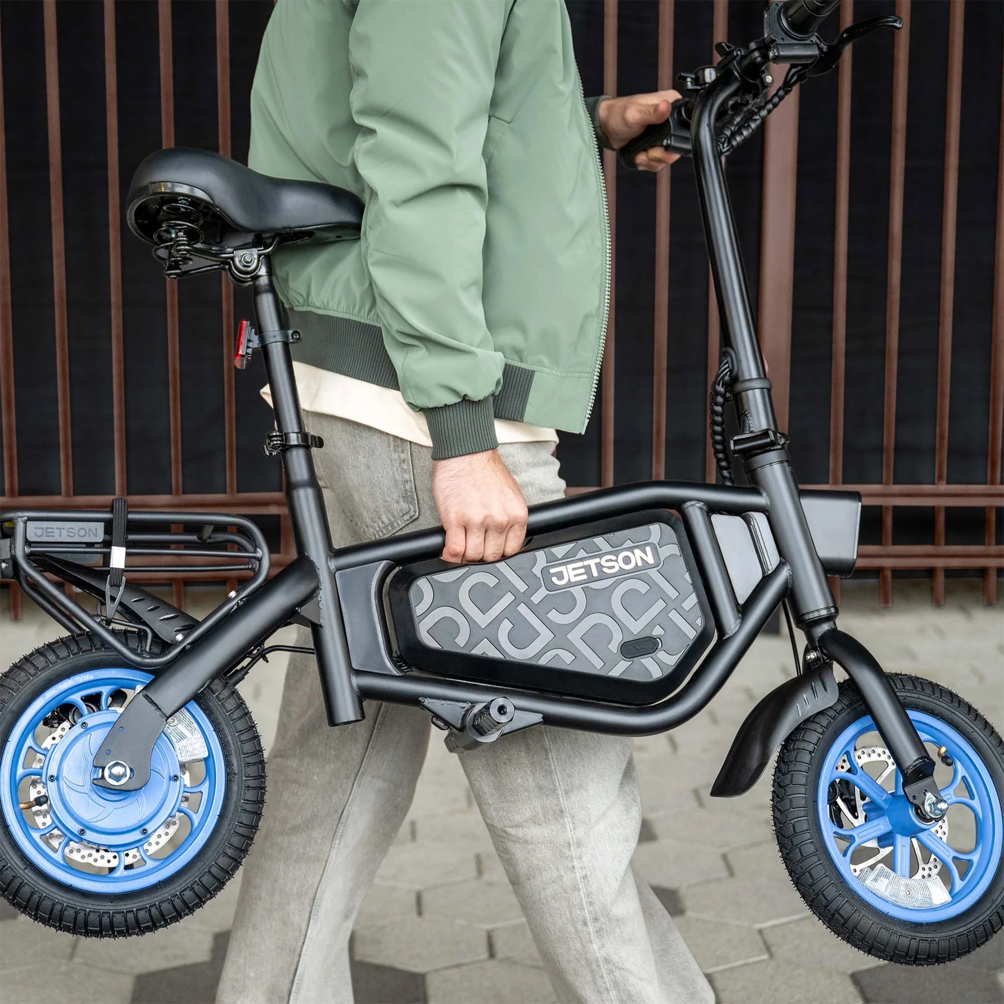 Jetson Bolt X Electric Ride-On with Cruise Control and Cargo Rack, Black