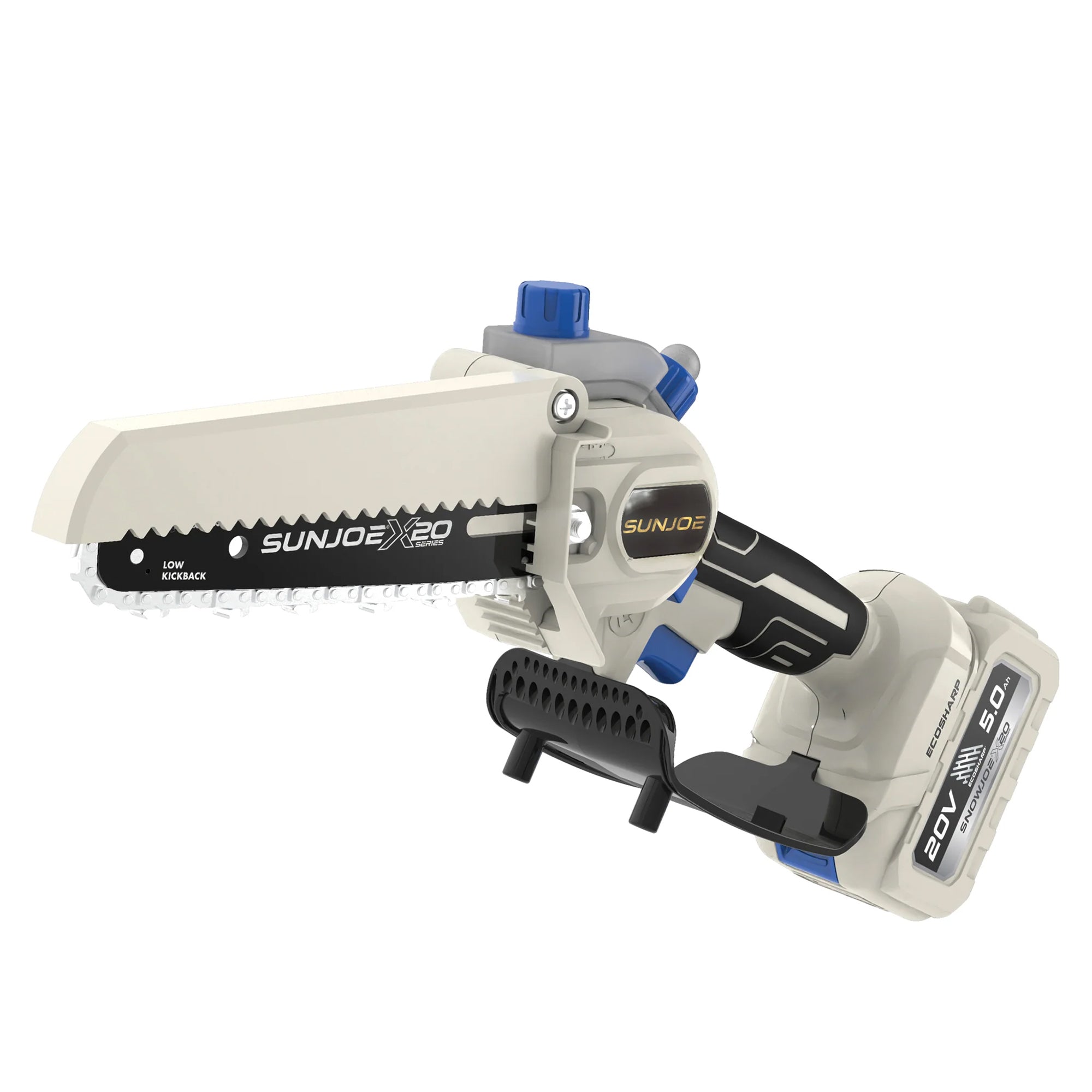 Sun Joe 20V ECOSHARP Cordless Pruning Saw, 6" Bar, and Battery Kit, X20-SAW-TV1