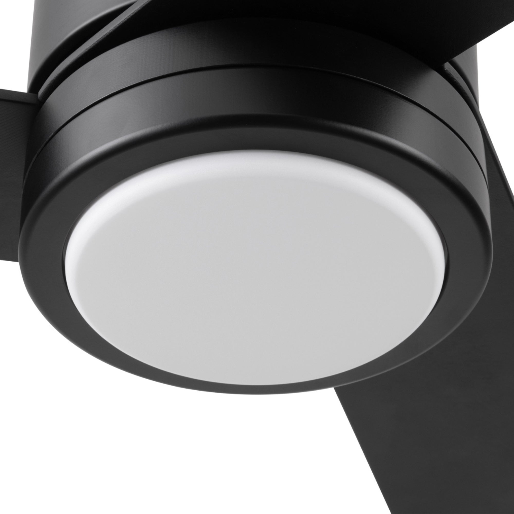 Mule Avani 52 Inch Damp-Rated Ceiling Fan With LED Light, Remote, Matte Black