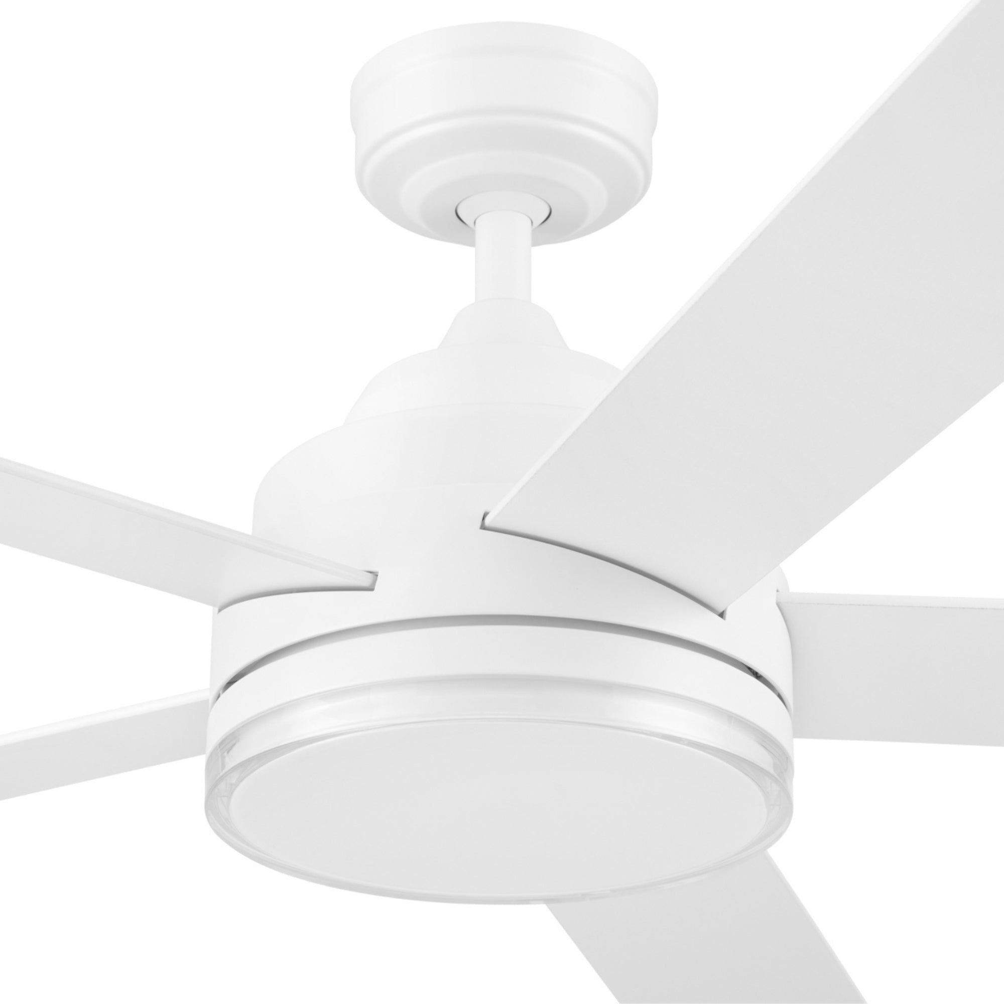 Mule Carver 52 Inch Ceiling Fan with LED Light, Remote, DC Motor, White