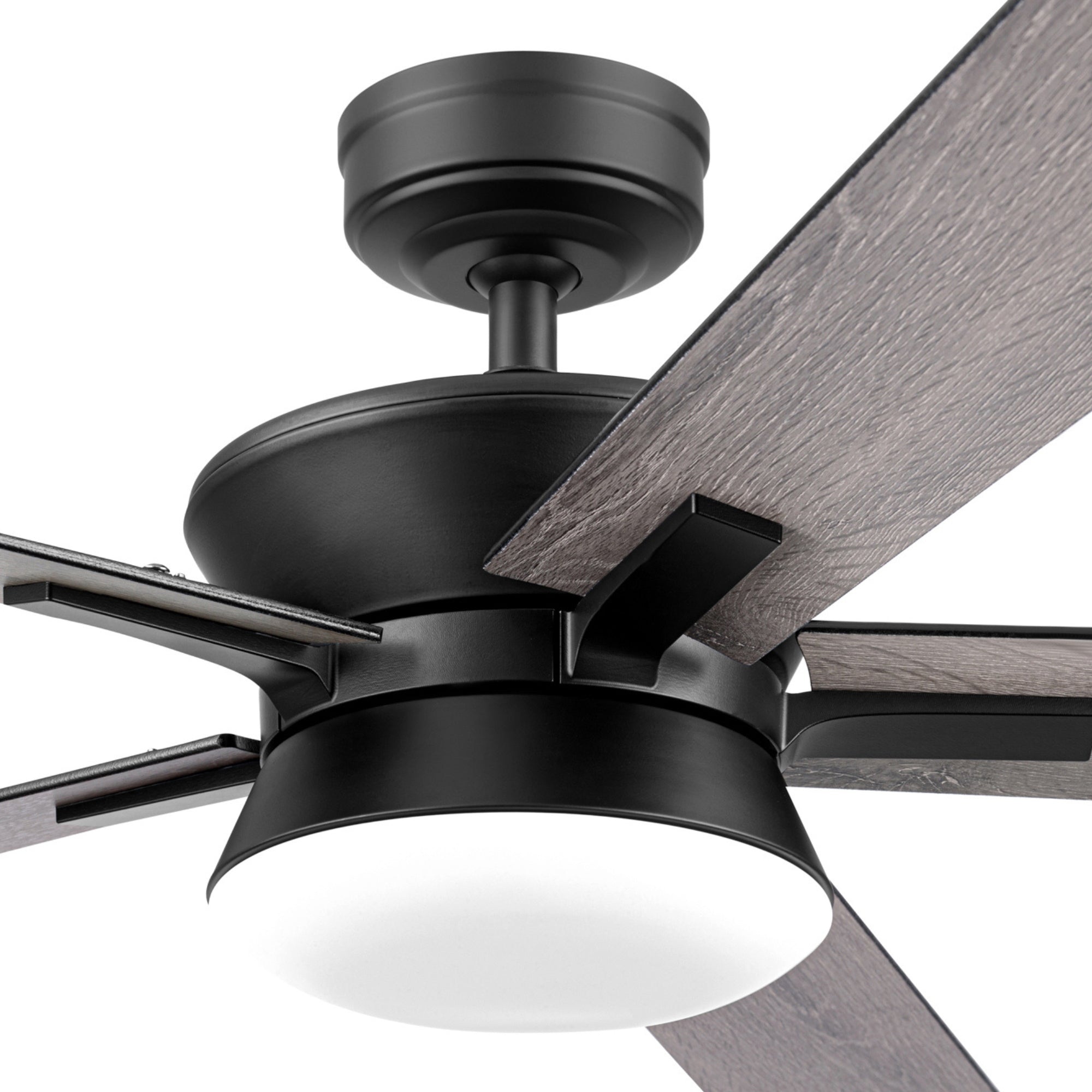 Mule Elva 52 Inch Indoor Ceiling Fan With LED Light, Remote Control, Matte Black