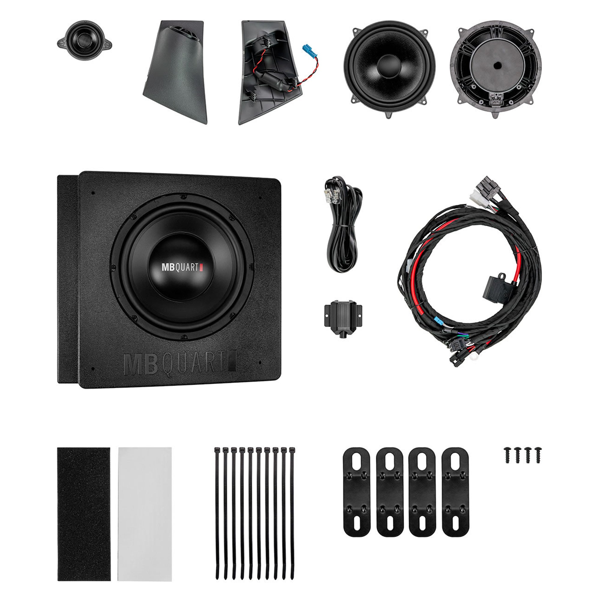 MB Quart Tuned Audio Package, 19-26 Mercedes-Benz Sprinter, Stage 6 System, 700W