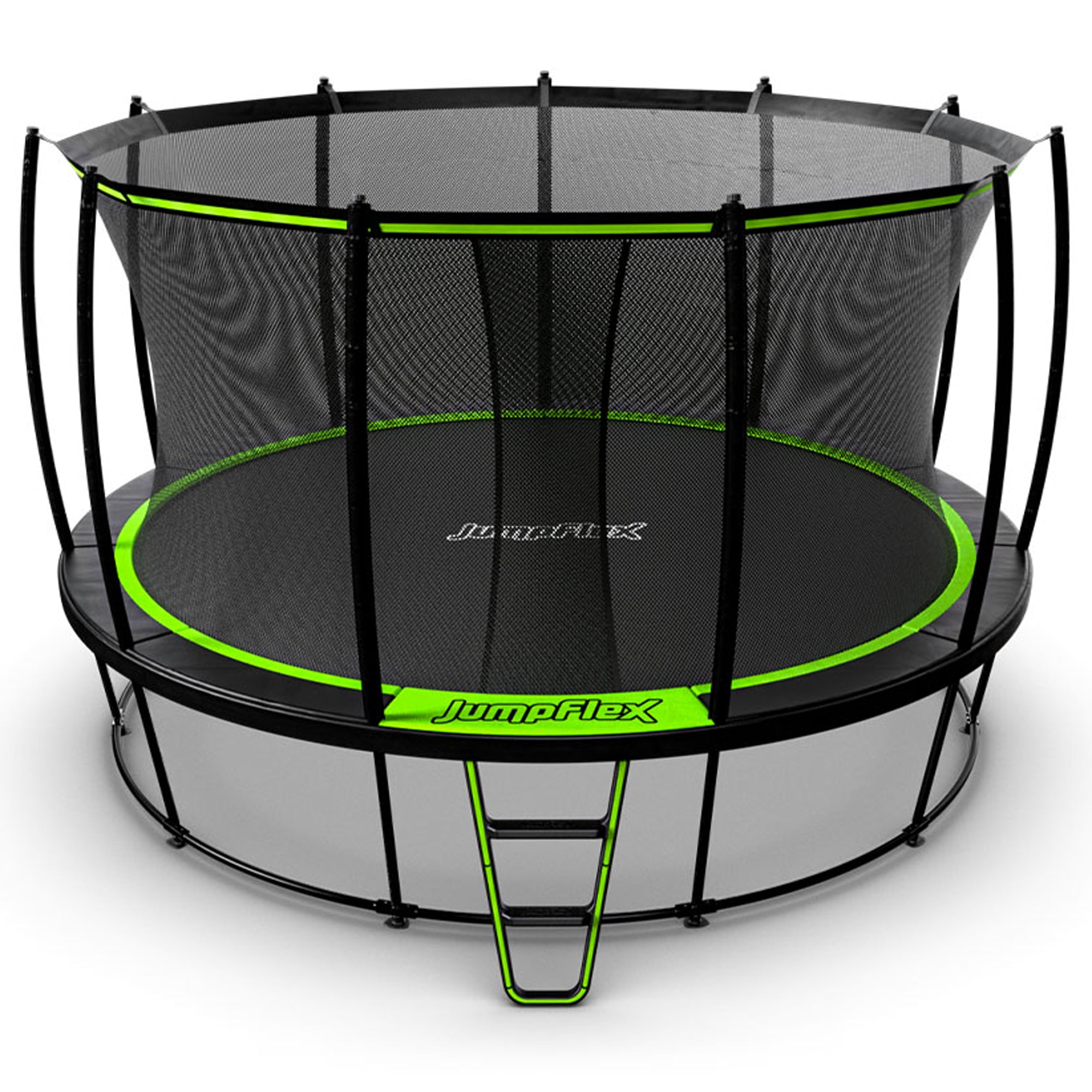 JumpFlex HERO 14' Round Trampoline, Outdoor Play Set with ANCHORKIT Steel Stakes - VMInnovations