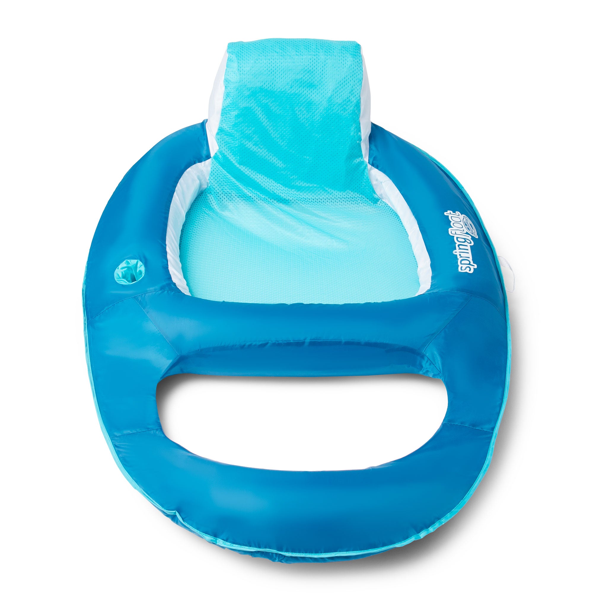 SwimWays Spring Float Recliner Floating Pool Lounge Chair | 13018 (Open Box)