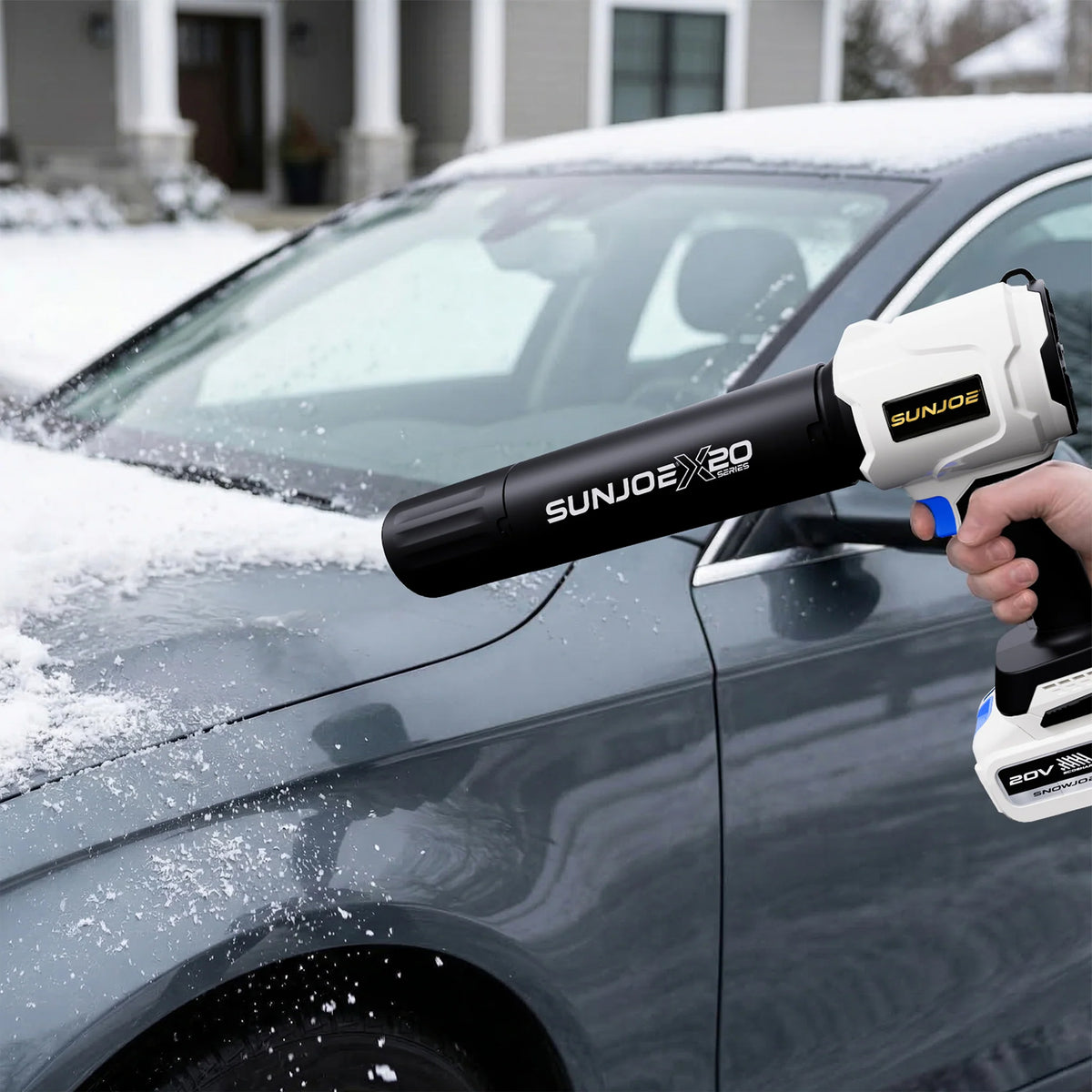 Sun Joe Cordless X20 StormJet Handheld Turbo Blower with Battery and Charger