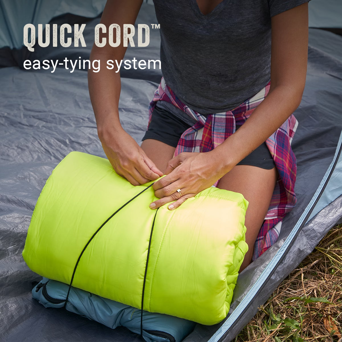 Coleman Kompact 30°F Adult Sleeping Bag with Heat Retention and Compression Sack - VMInnovations