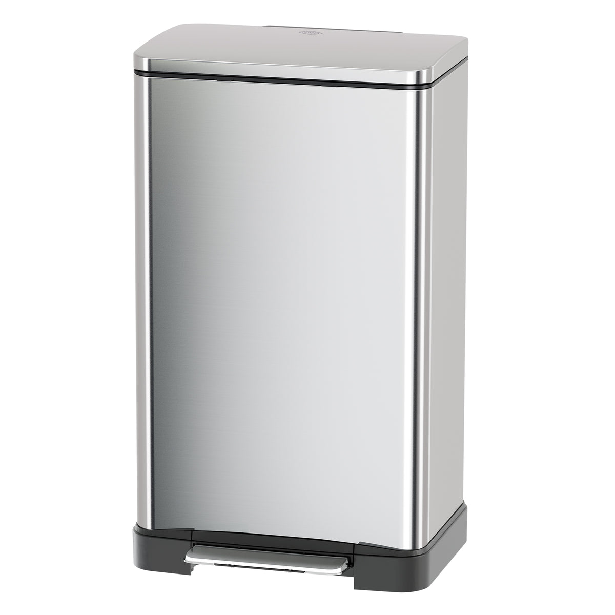 Clorox 30L Stainless Steel Step Trash Can with Soft-Close, Stay-Open Lid, Slate - VMInnovations
