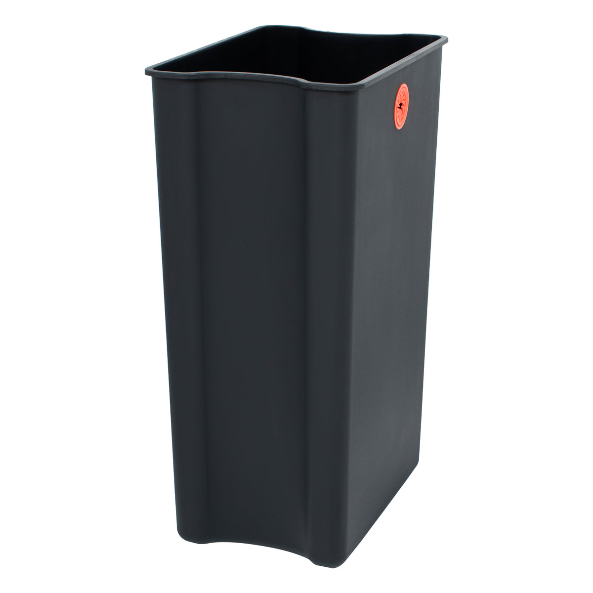 Glad 30L Stainless Steel Kitchen Trash Can with Wide Butterfly Opening, Gunmetal - VMInnovations