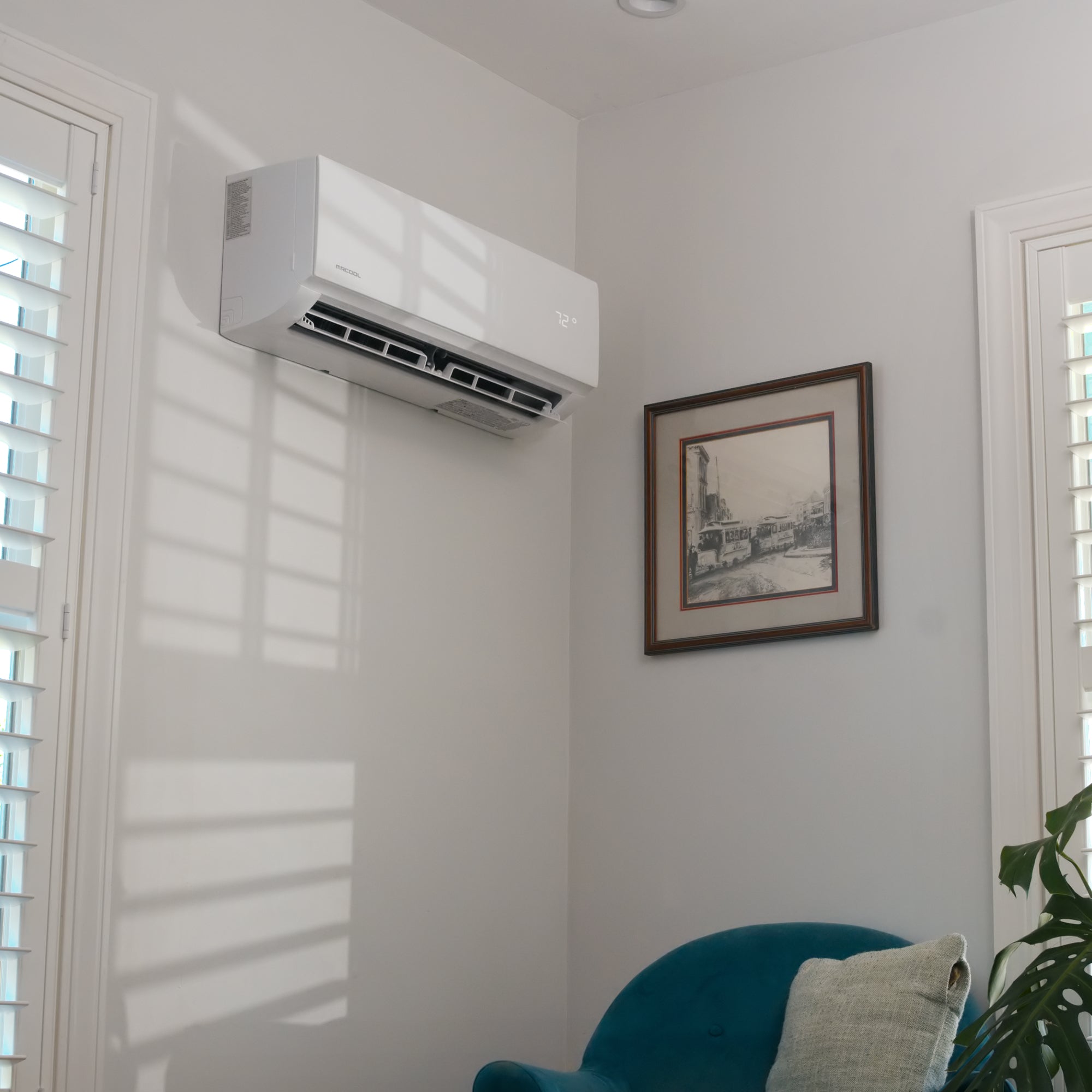 MRCOOL DIY Select 24K BTU Mini Split Heat Pump, 11.5 Ft Line Set, 230V, White