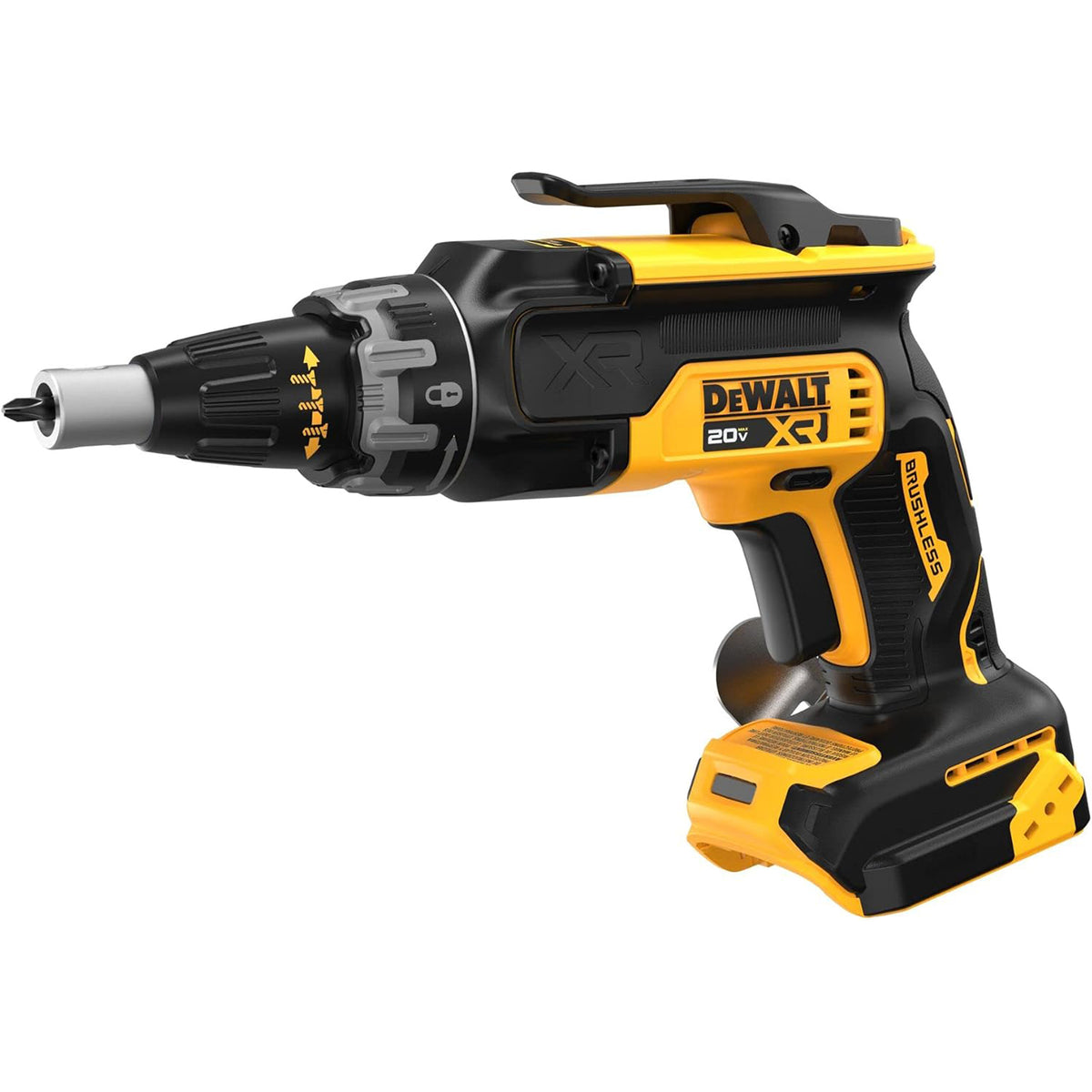 Dewalt 20V Brushless Drywall Screwgun for Fastening Screws, Tool Only, (Renewed)