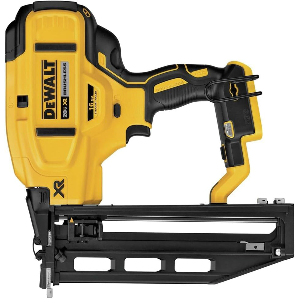 Dewalt 20V Cordless 16 Gauge Straight Finish Nailer, Tool Only, (Renewed)