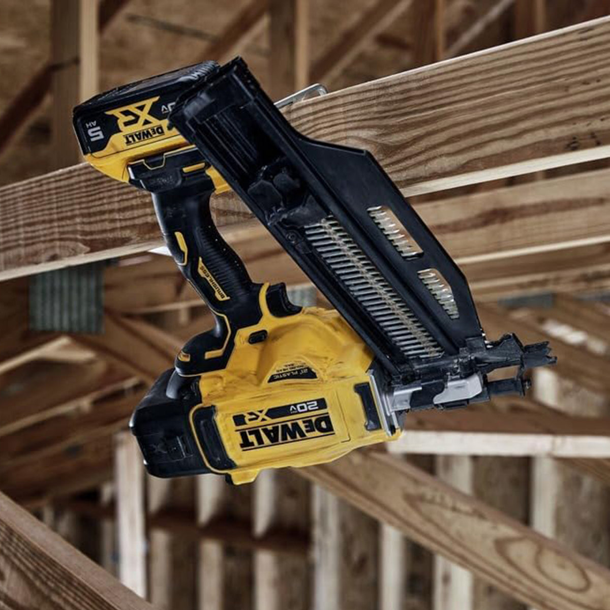 Dewalt 20V Brushless Cordless 21-Degree Framing Nailer, Tool Only, (Renewed)
