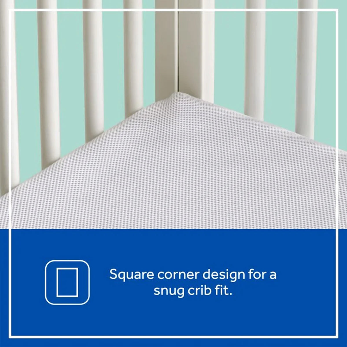 Sealy Baby DuoBreathe 2 Stage Firm Breathable Infant and Toddler Crib Mattress